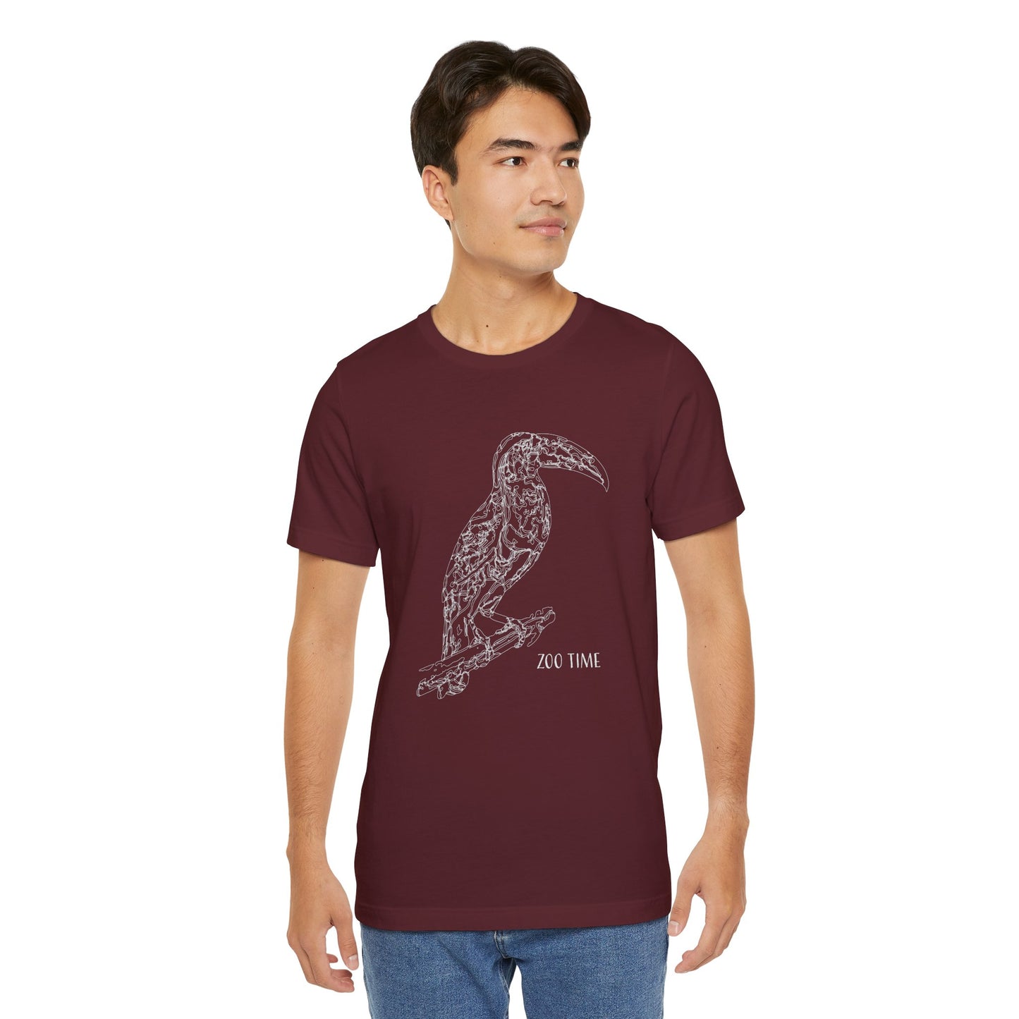 Unisex Tee Shirt with animals Print