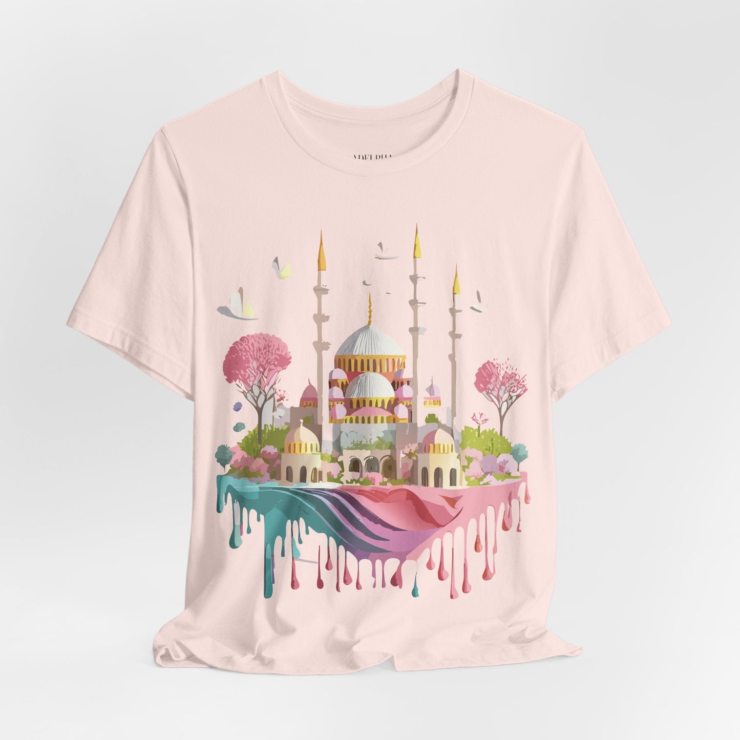 Istanbul Tourist Shirt Graphic Tee Unisex Jersey Short Sleeve Vintage Inspired Art Adelpha