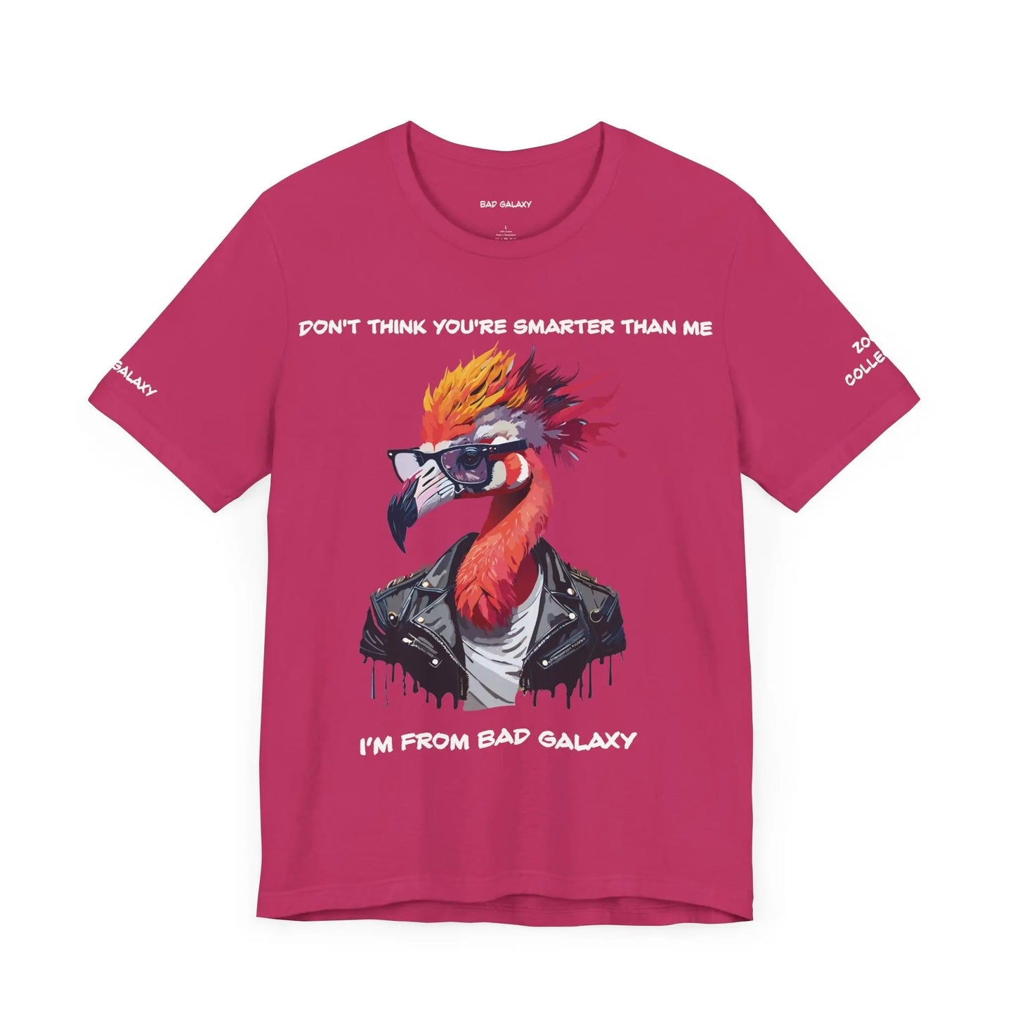 Animal T Shirt Made To Order In USA From Bad Galaxy With Eco Friendly Inks And 100 Percent Cotton