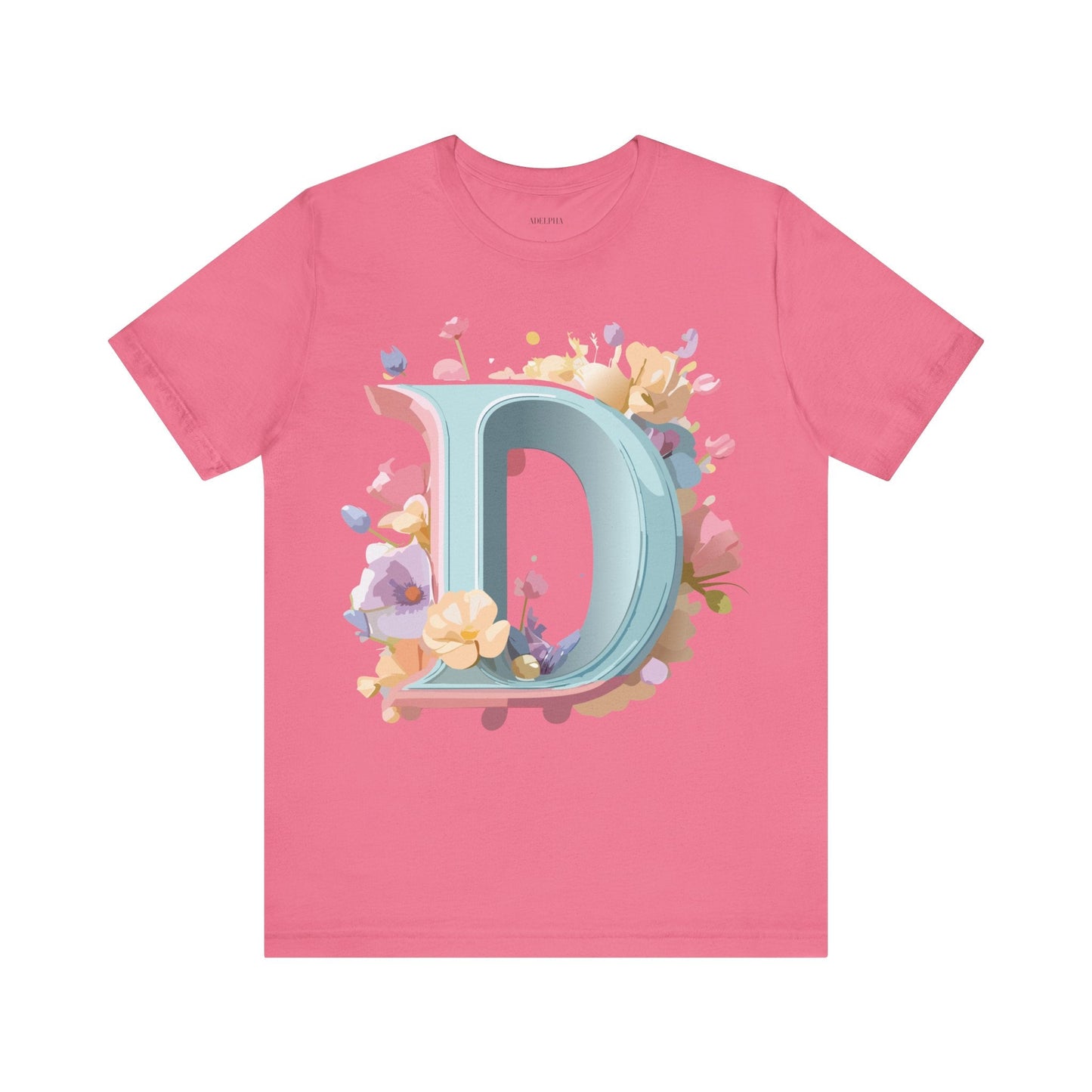 Letter D Graphic T Shirt Unisex Short Sleeve Art Design Tee By Adelpha Vintage Inspired Artwork
