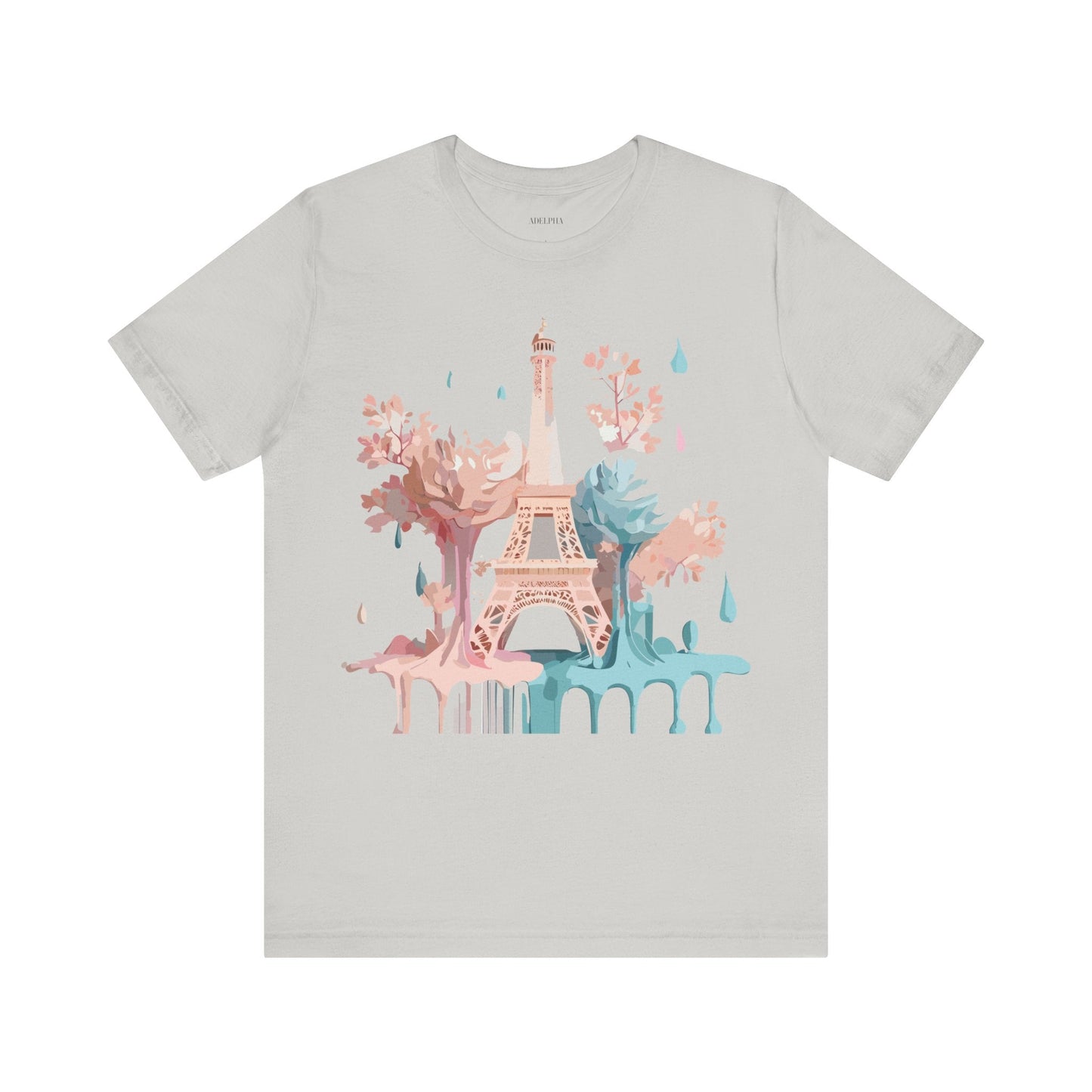 Paris Tourist Shirt Graphic Tee Unisex Vintage Inspired Art Adelpha Premium Quality