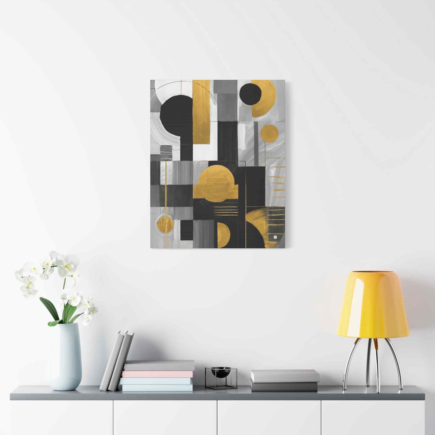 Black Abstract Painting Print Canvas 20x24,20x30,24x30, 24x32,24x36,30x40, 32x48,36x48,40x60 Pine-Wood Inner Frame ABS-19