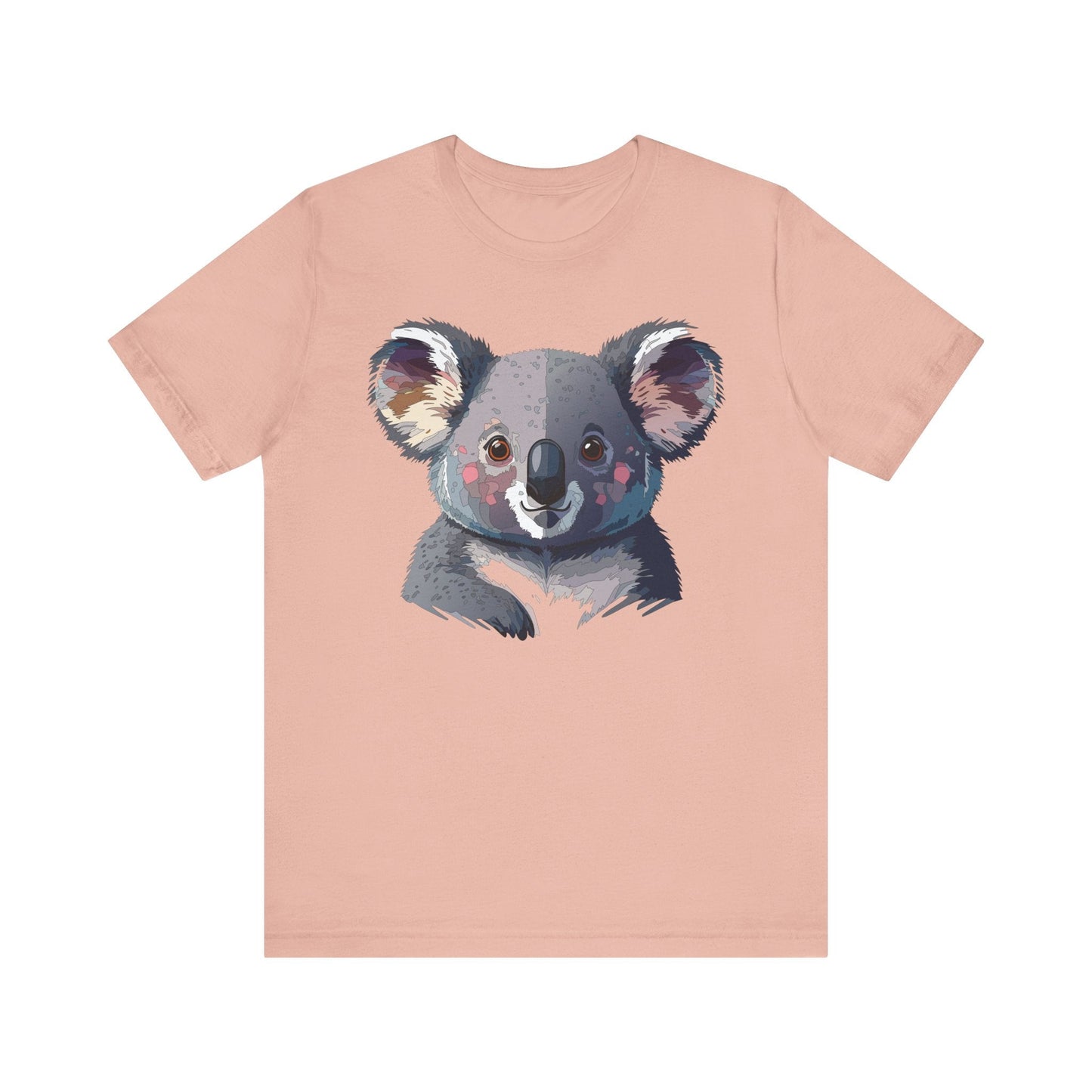 Unisex Animal Shirt With Animal Art Design Tee Wild Animals Short Sleeve Jersey Cotton