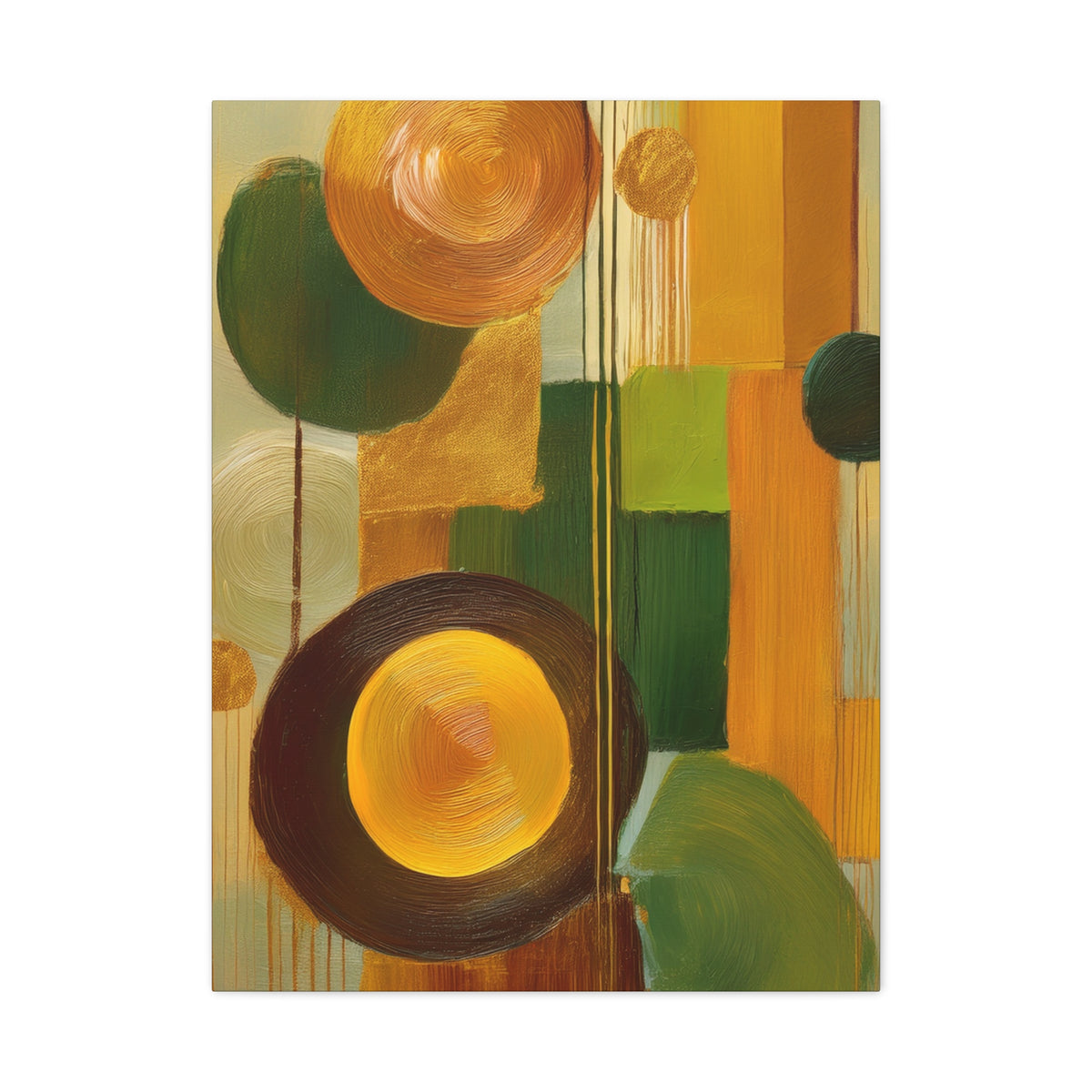 Abstract Geometric Painting Print Canvas 20x24,20x30,24x30 24x32,24x36,30x40 32x48,36x48,40x60 Pine-Wood Inner Frame ABS-58