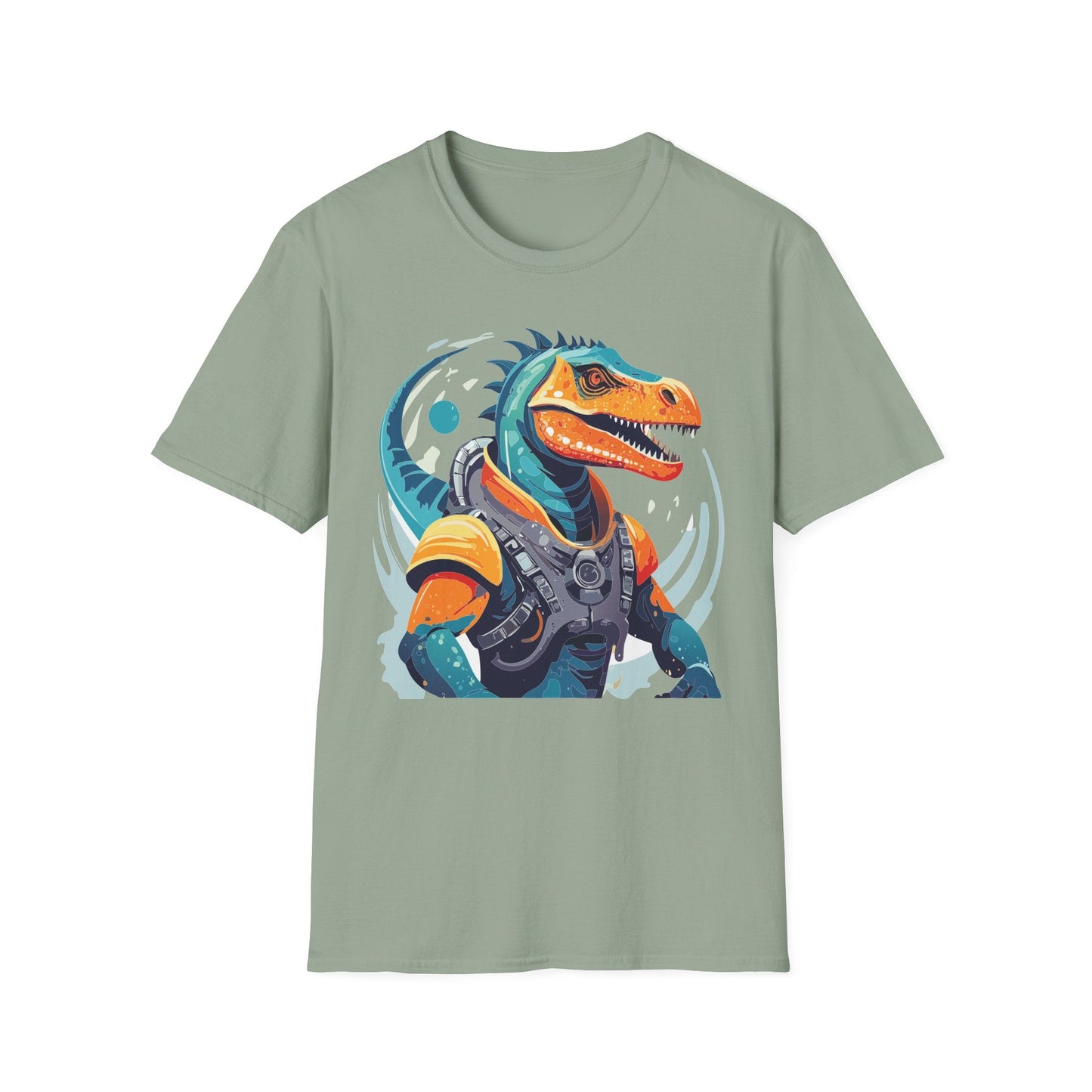 Gildan Alien Cosmos T Shirt Unisex Softstyle 64000 Cotton Tee With Alien Art Design Graphic Print