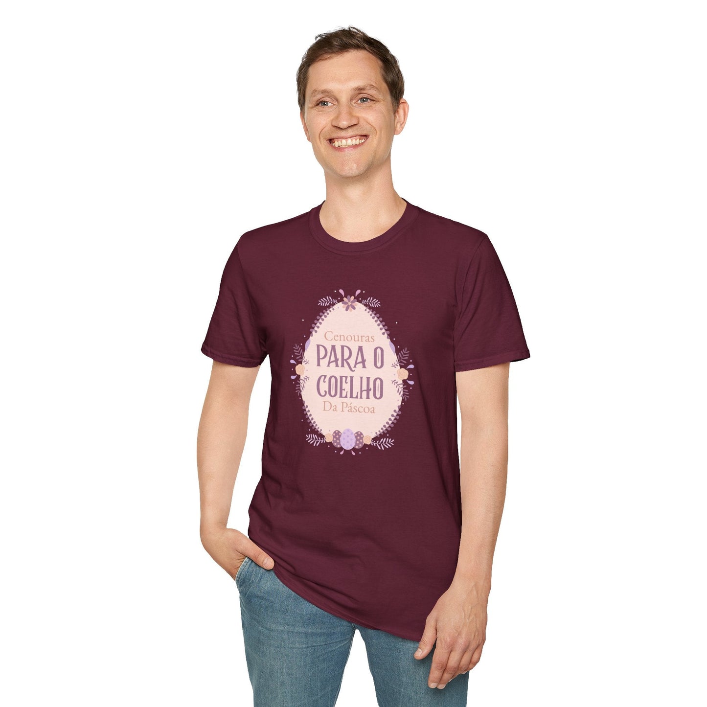 Easter Egg T Shirt Unisex Softstyle Short Sleeve Tee With Easter Signature Prints And Design