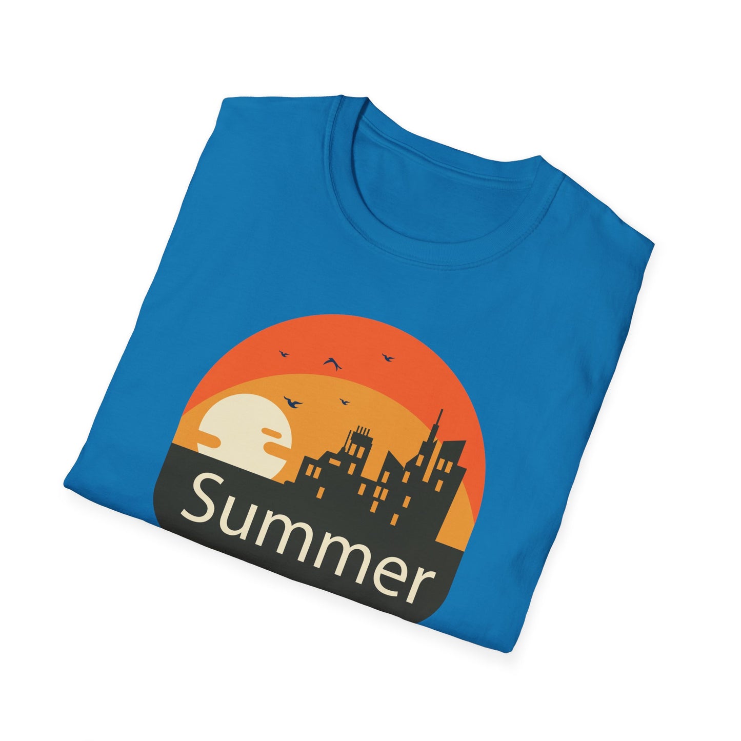 Summer T-Shirt, Summer Design Shirts, Art Tee Shirt with Summer Design - 6