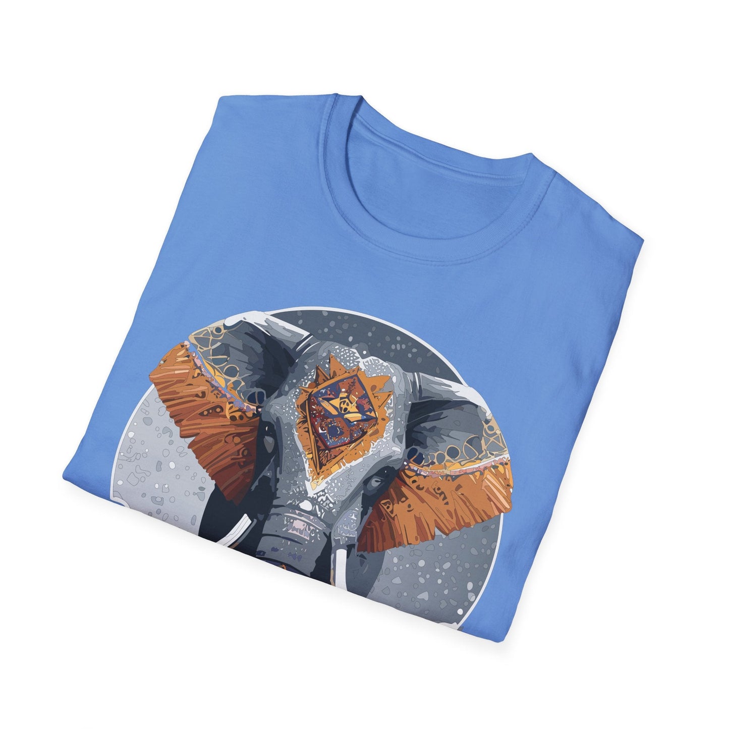 Elephant T Shirt Unisex Short Sleeve Tee SoftStyle Gildan 64000 One Hundred Percent Cotton