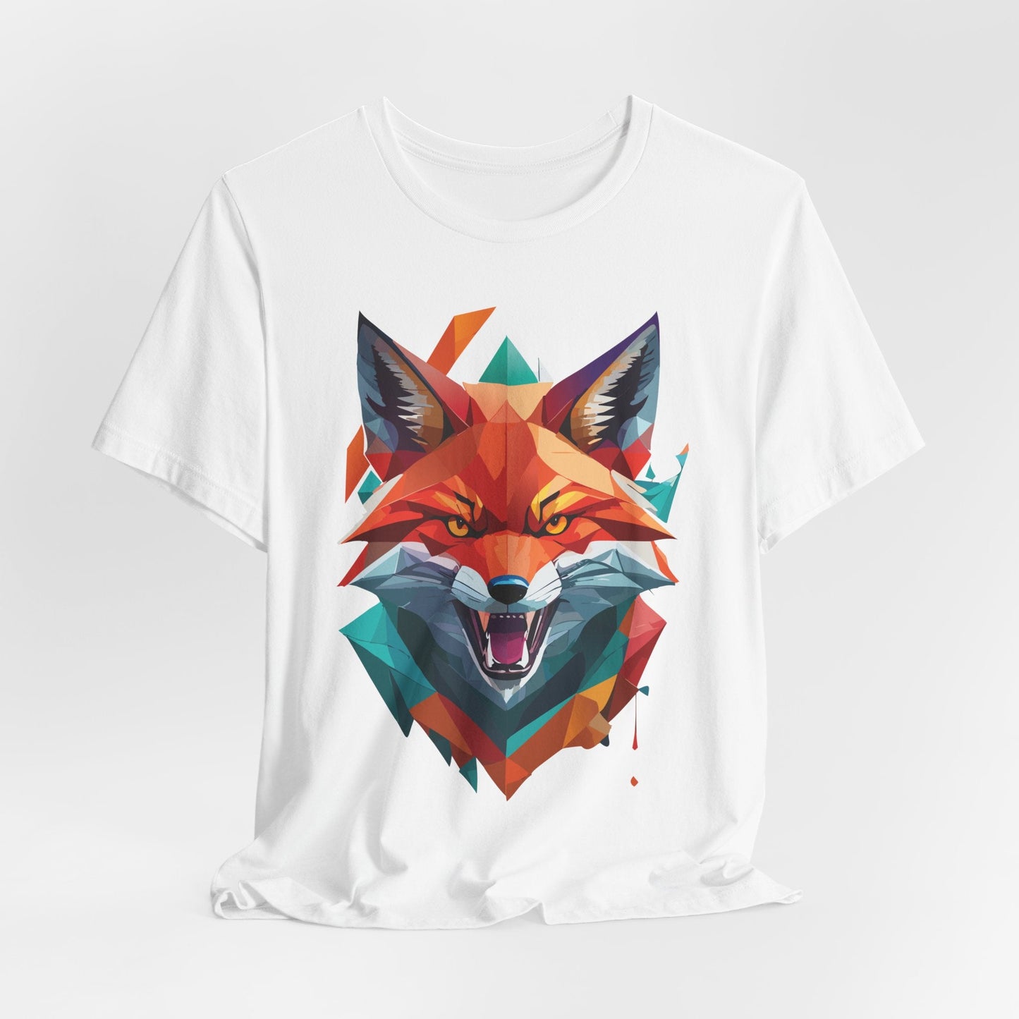 Unisex Animal Print Tee Shirt With Wild Animals Art Design For Men Women Soft Cotton