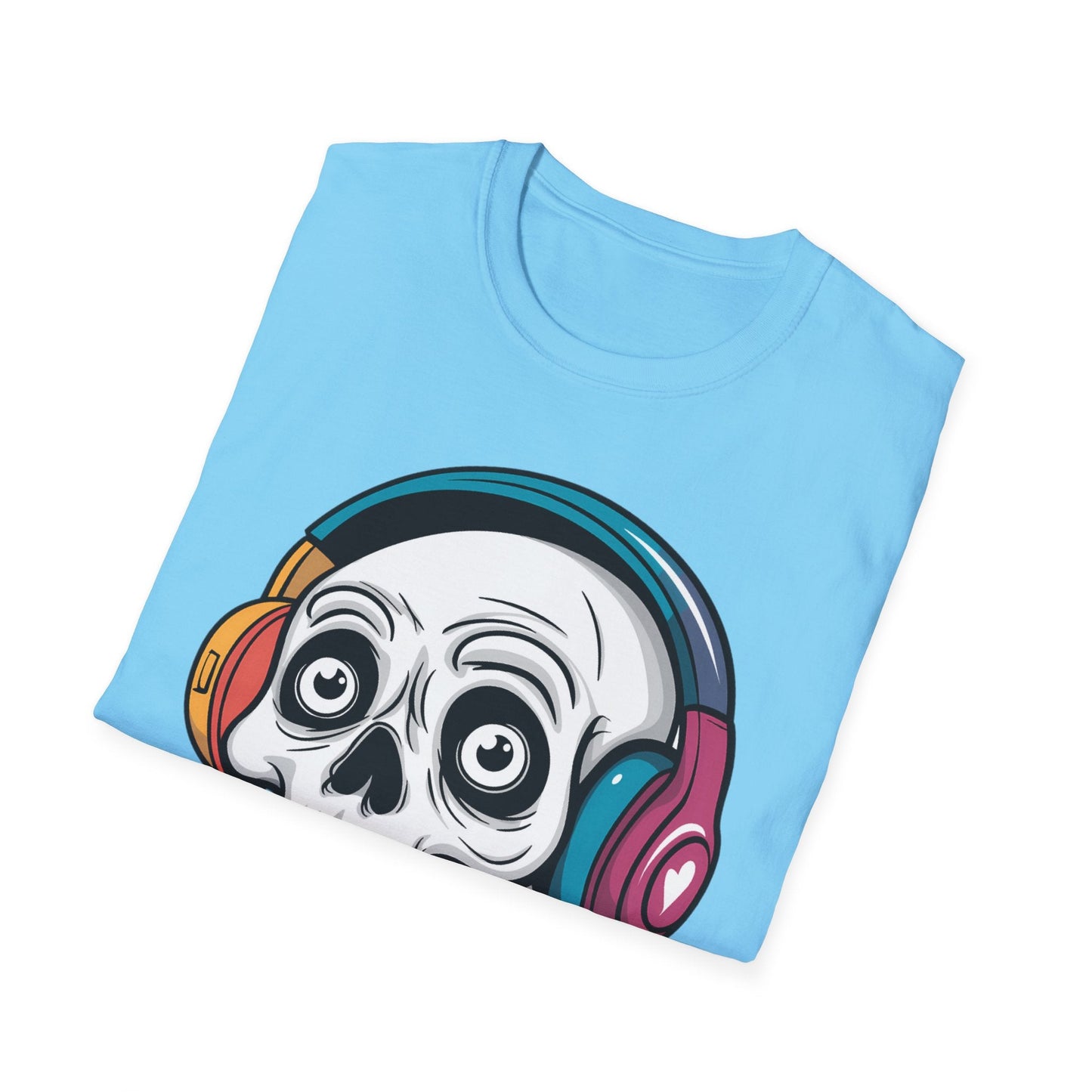 Skull Tee Shirt Unisex Skeleton Shirt With Skull Artwork Gildan Softstyle Cotton Tee