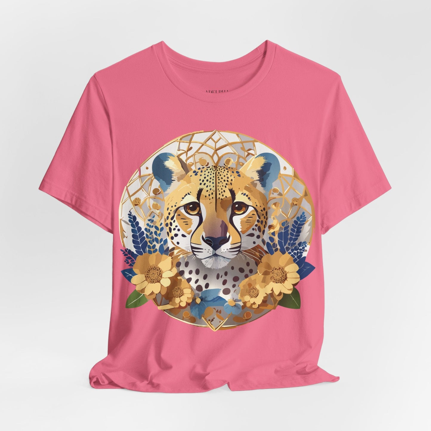 Medallion Graphic Unisex 100 Cotton Vintage Animal Medal Artwork Tee 53