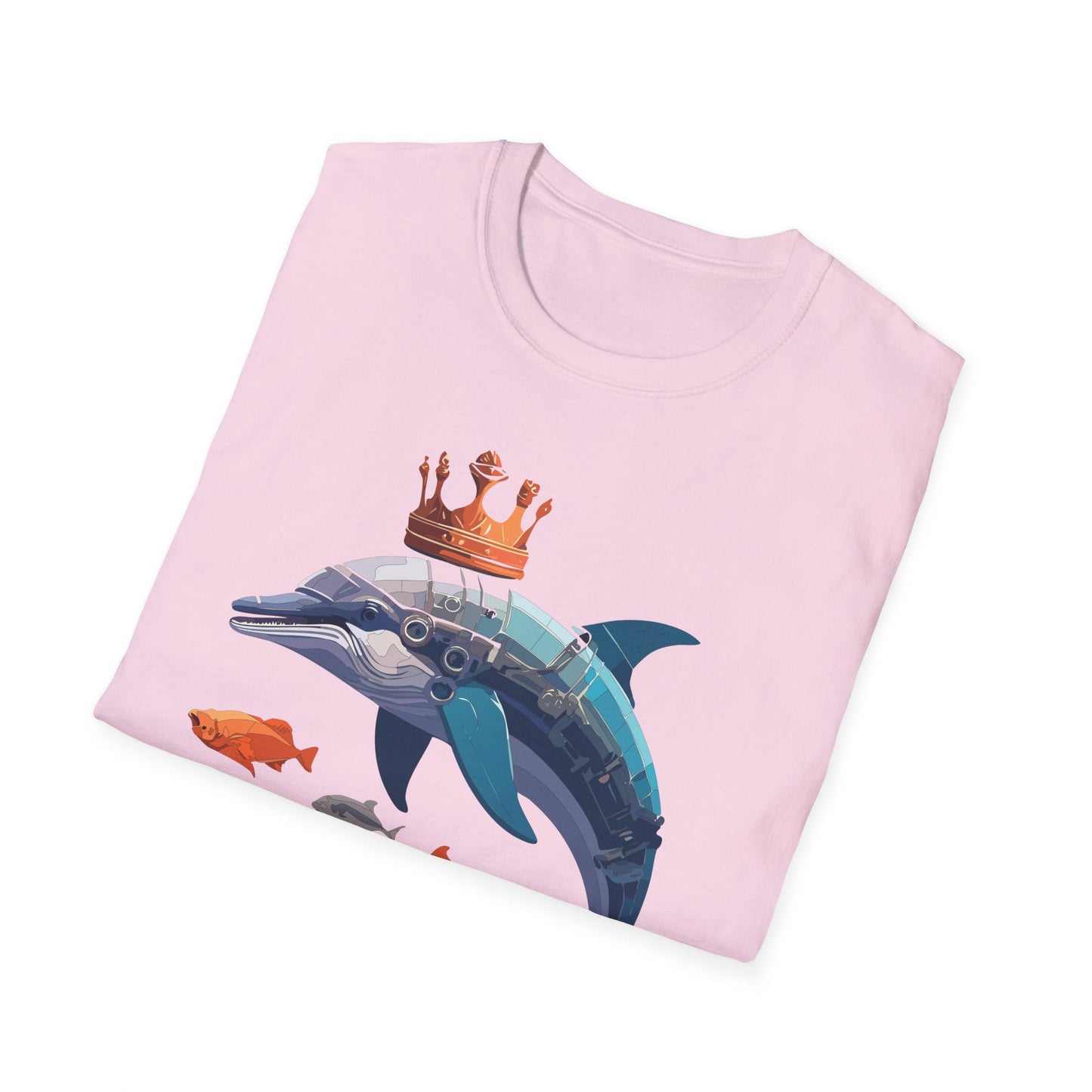 Dolphin Shirt Unisex Softstyle Short Sleeve Tee Gildan 64000 100 Percent Ring Spun Cotton
