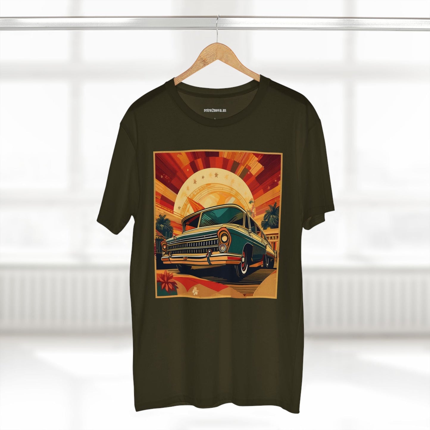 Retro Car Shirts Vintage Car Shirts RC 17 Unisex Premium Cotton Tee With Original Art Design