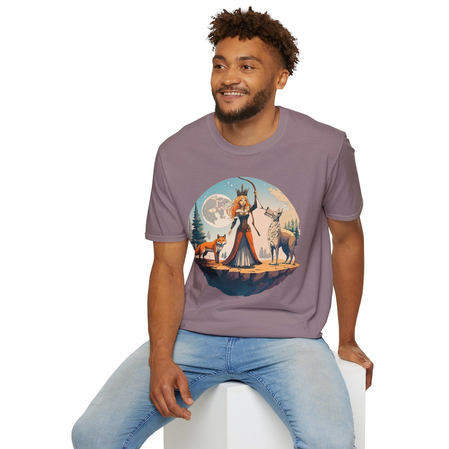 Womens Graphic T Shirts Art Design Shirt Softstyle Gildan 64000 Unisex Tee Ring Spun Cotton