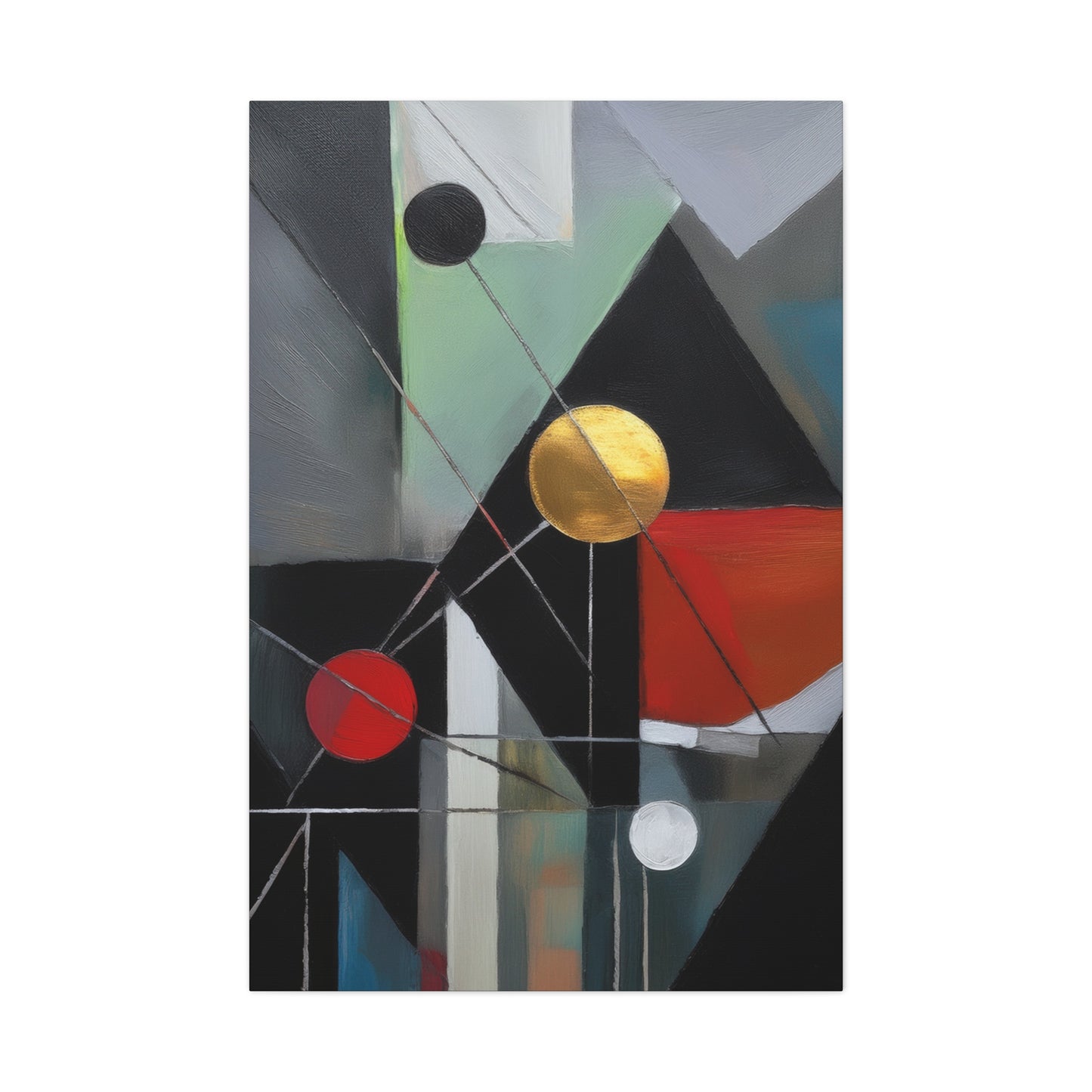 Abstract Oil Painting Print Canvas 20x24,20x30,24x30 24x32,24x36,30x40 32x48,36x48,40x60 Pine-Wood Inner Frame ABS-159