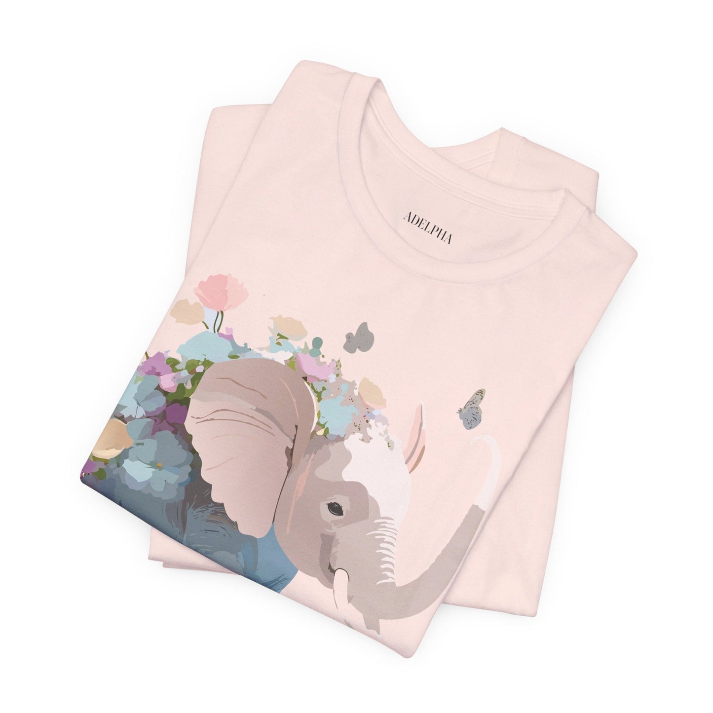 Elephant Graphic Tee Unisex Jersey Short Sleeve Art Design Adelpha Premium Vintage Inspired