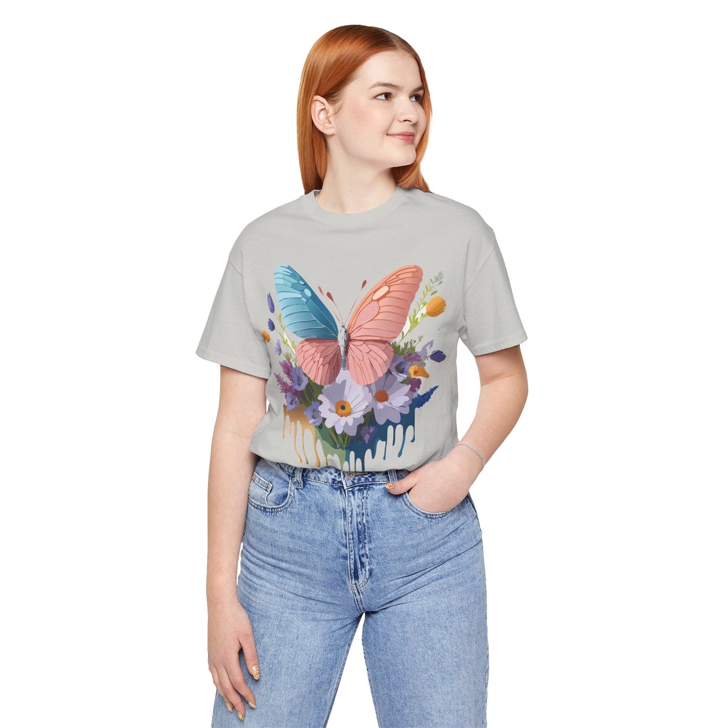 Butterfly Graphic Tee Unisex Art Design Shirt With Vintage Adelpha Artwork