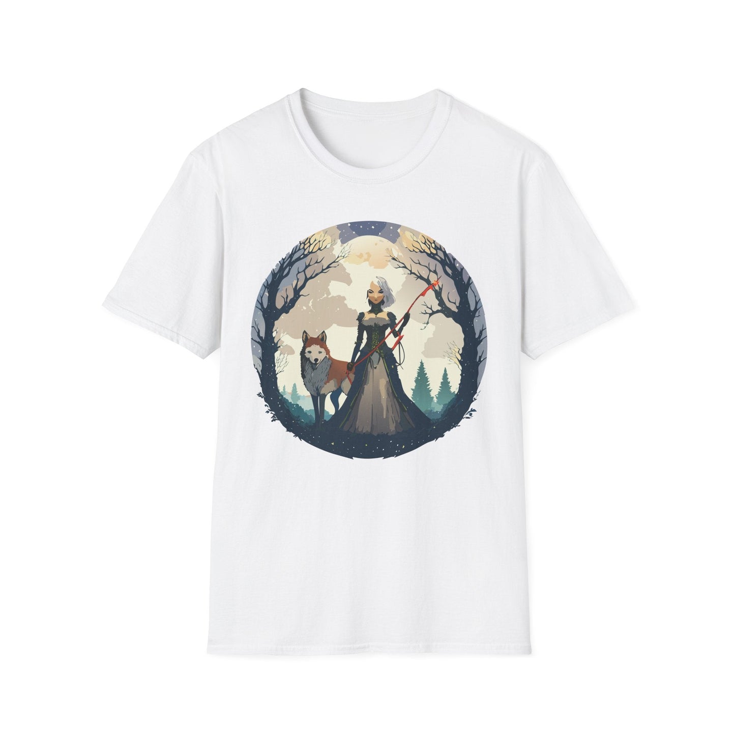 Womens Graphic T Shirts Ladies Art Design Tee Unisex Softstyle Cotton Tee Everyday Comfort