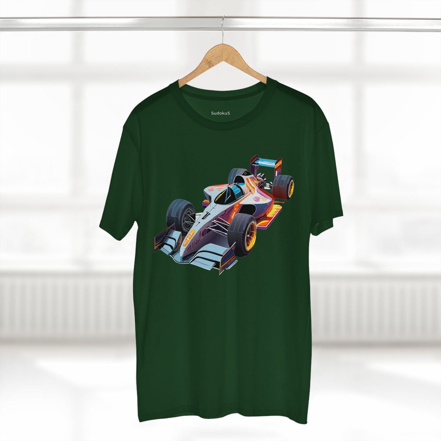 Car Graphic Unisex 100 Cotton Staple Tee 11