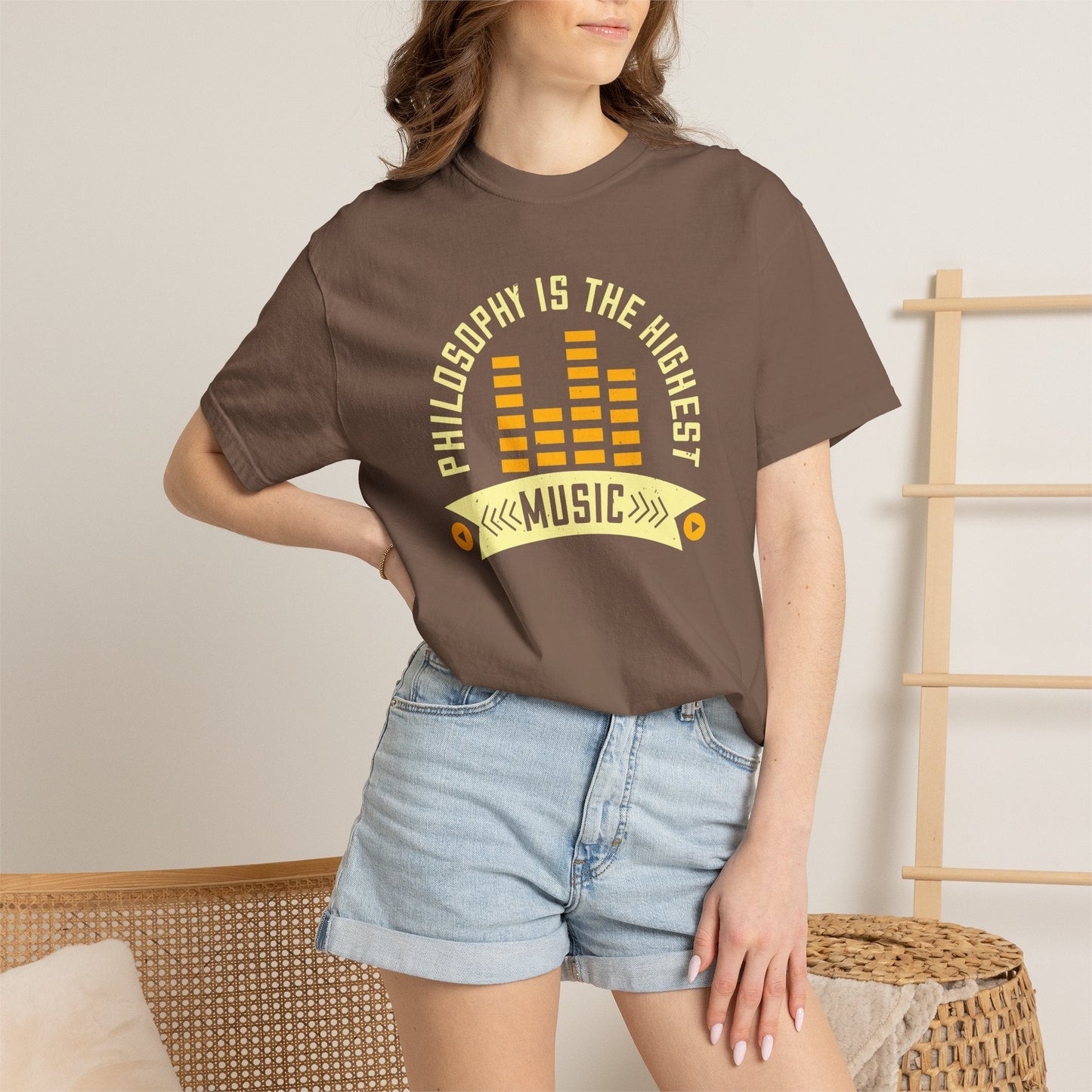 Music Graphic Design Unisex Cotton T-shirt  m42