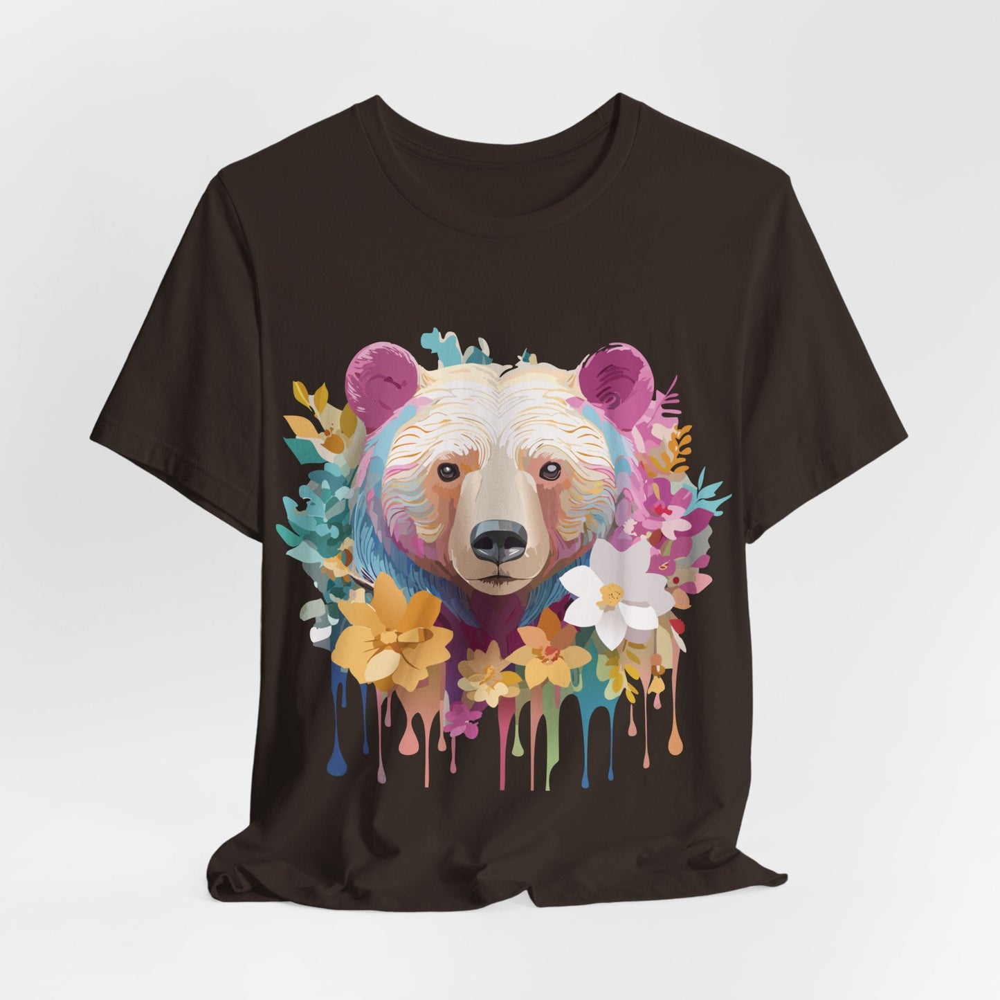 Bear Graphic Tee Unisex Vintage Inspired Artwork Adelpha Premium Collection