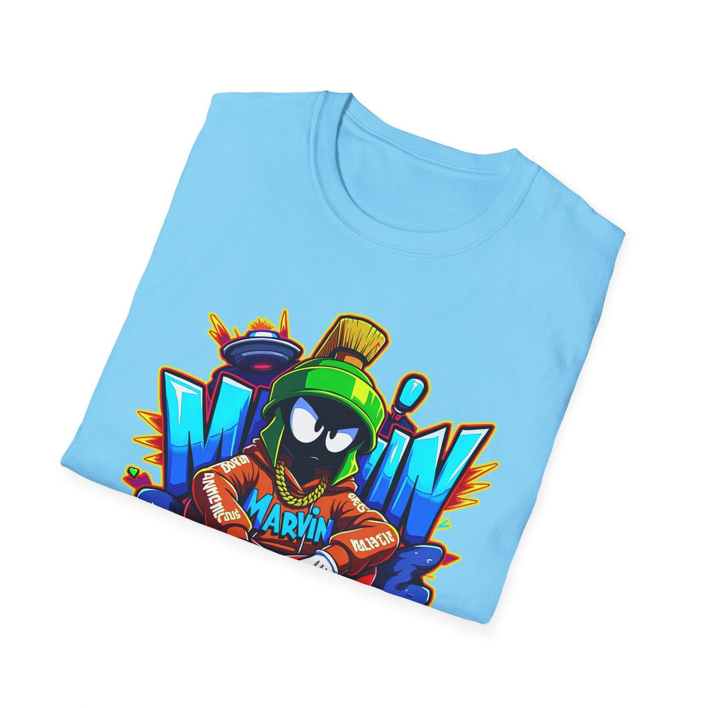 Unisex Cartoon T Shirt With Funny Animals Animation Graphic Gildan Softstyle 64000
