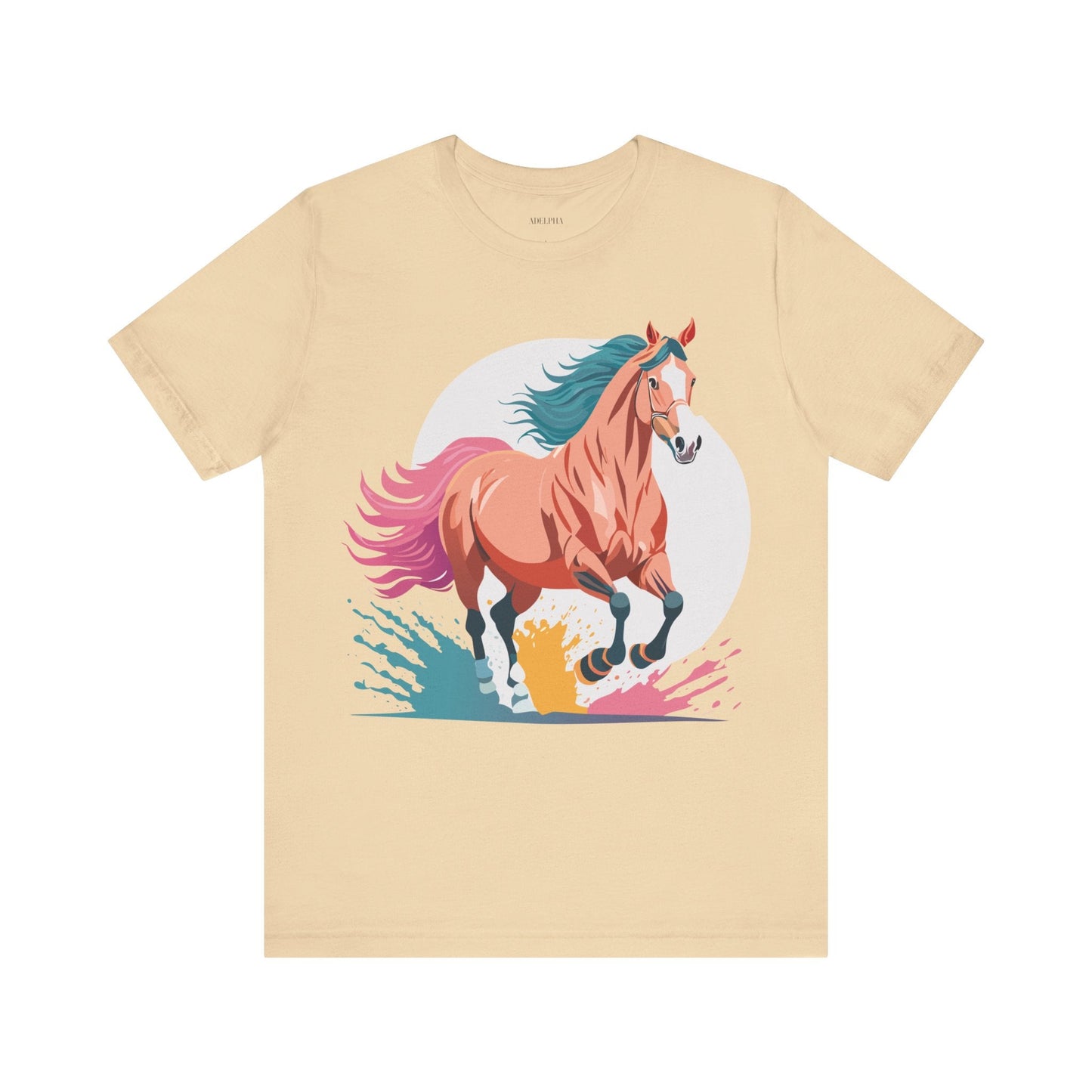 Horse Graphic Unisex 100 Cotton Vintage Animal Art T-Shirt 19
