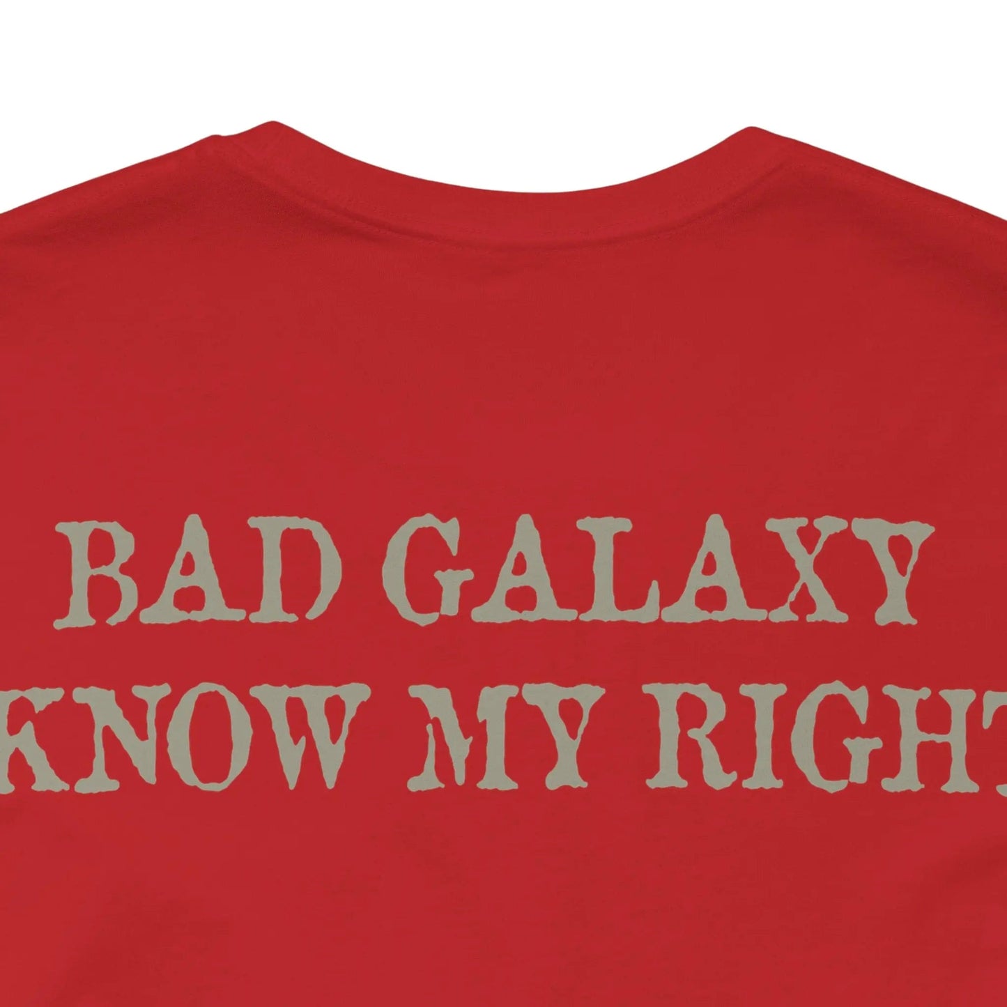 Bad Galaxy Skull T Shirt Made In USA 100 Percent Cotton Eco Friendly Inks Durable Stitching