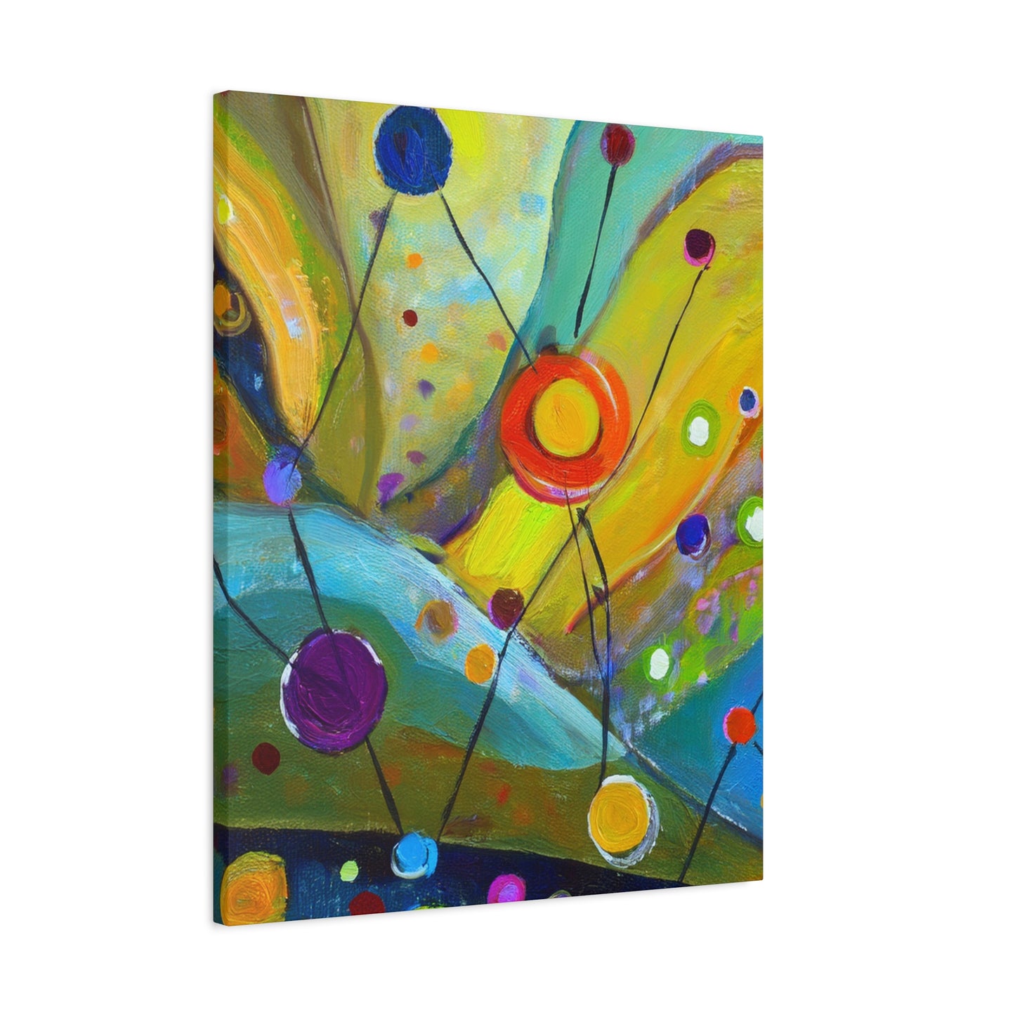 Abstract Oil Painting Print Canvas 20x24,20x30,24x30 24x32,24x36,30x40 32x48,36x48,40x60 Pine-Wood Inner Frame ABS-129