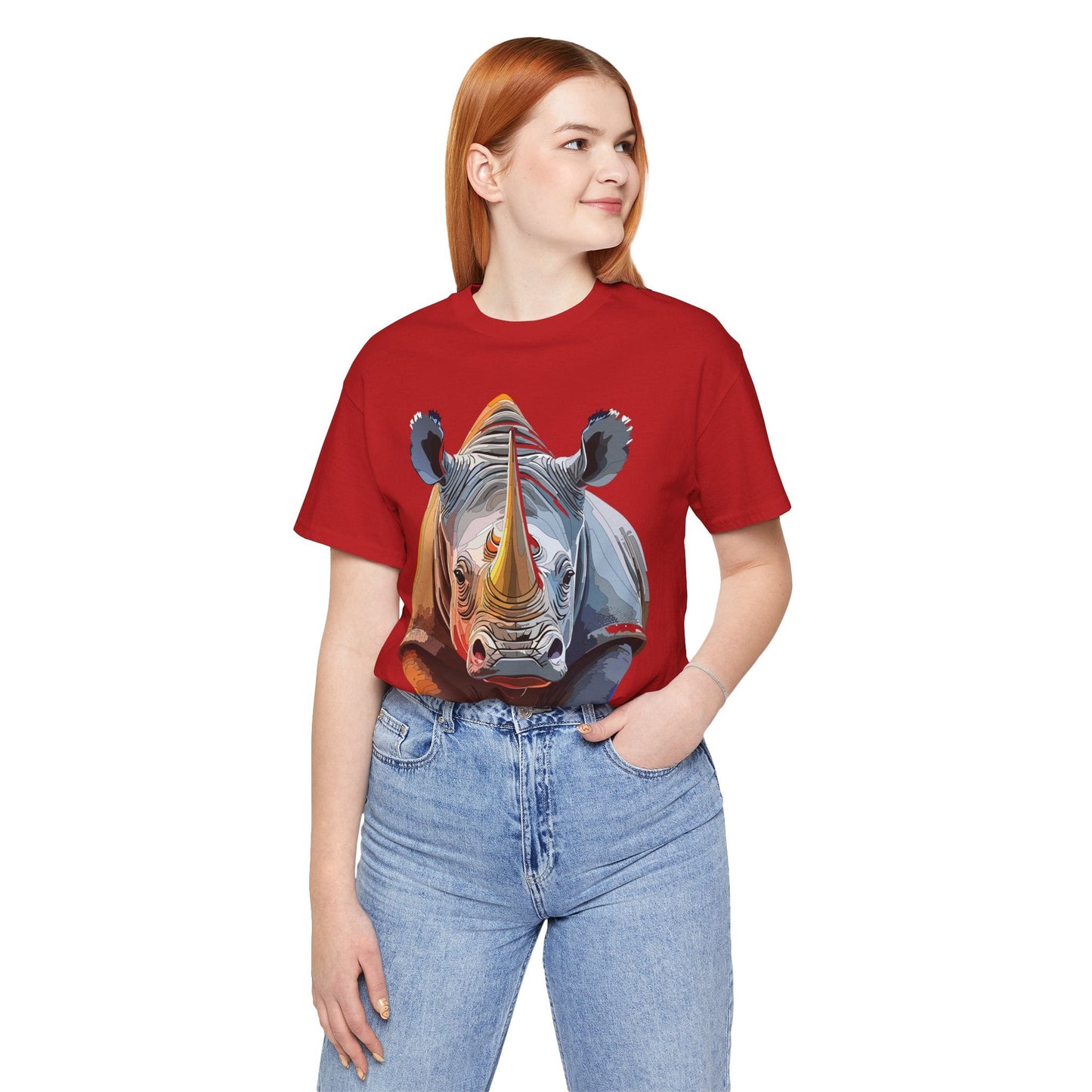 Unisex Animal Graphic Tee Shirt With Art Design Wild Animals Shirt Gildan Softstyle Cotton