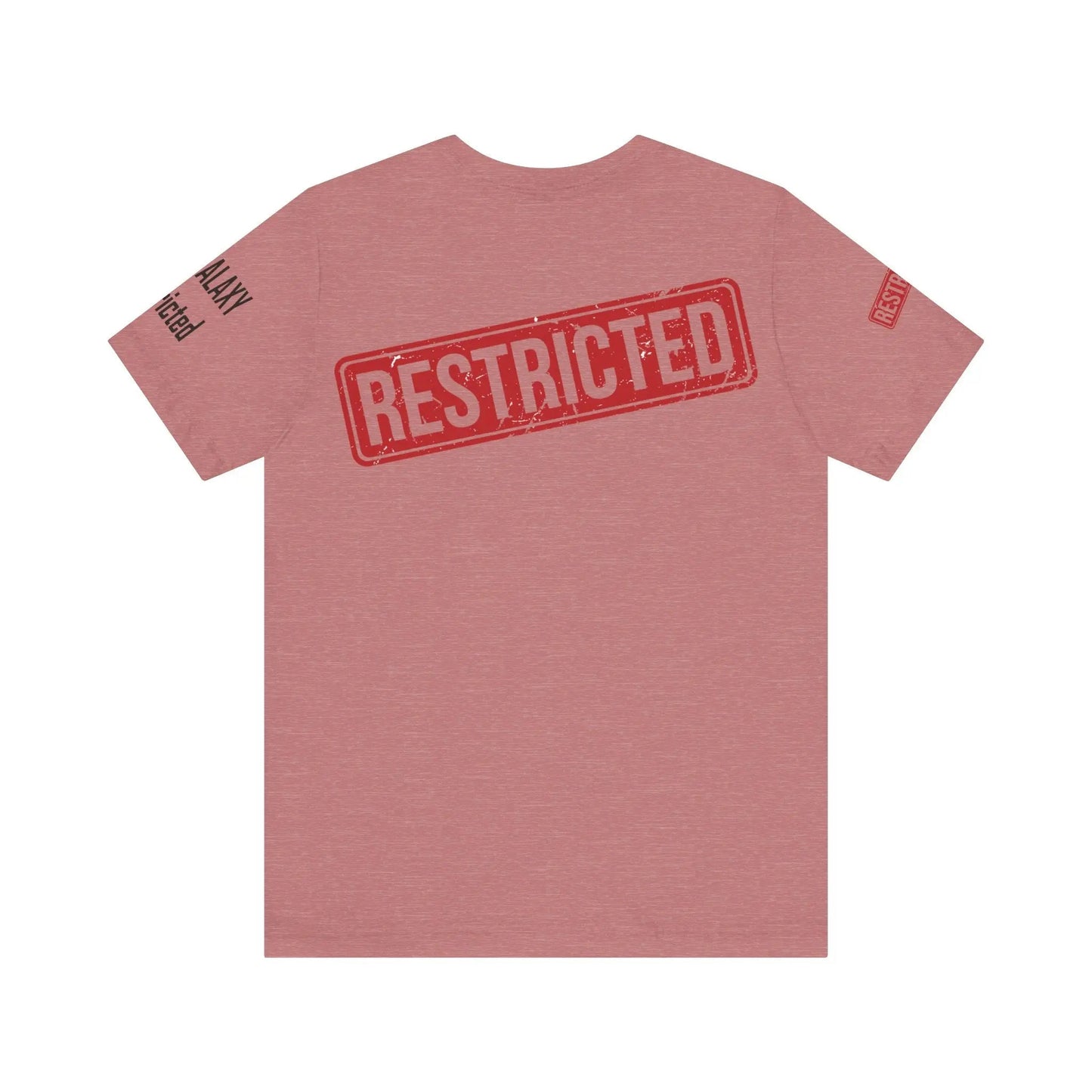Bad Galaxy Tee Shirt With Red Stamp 100 Percent Cotton Made In USA Eco Friendly Inks