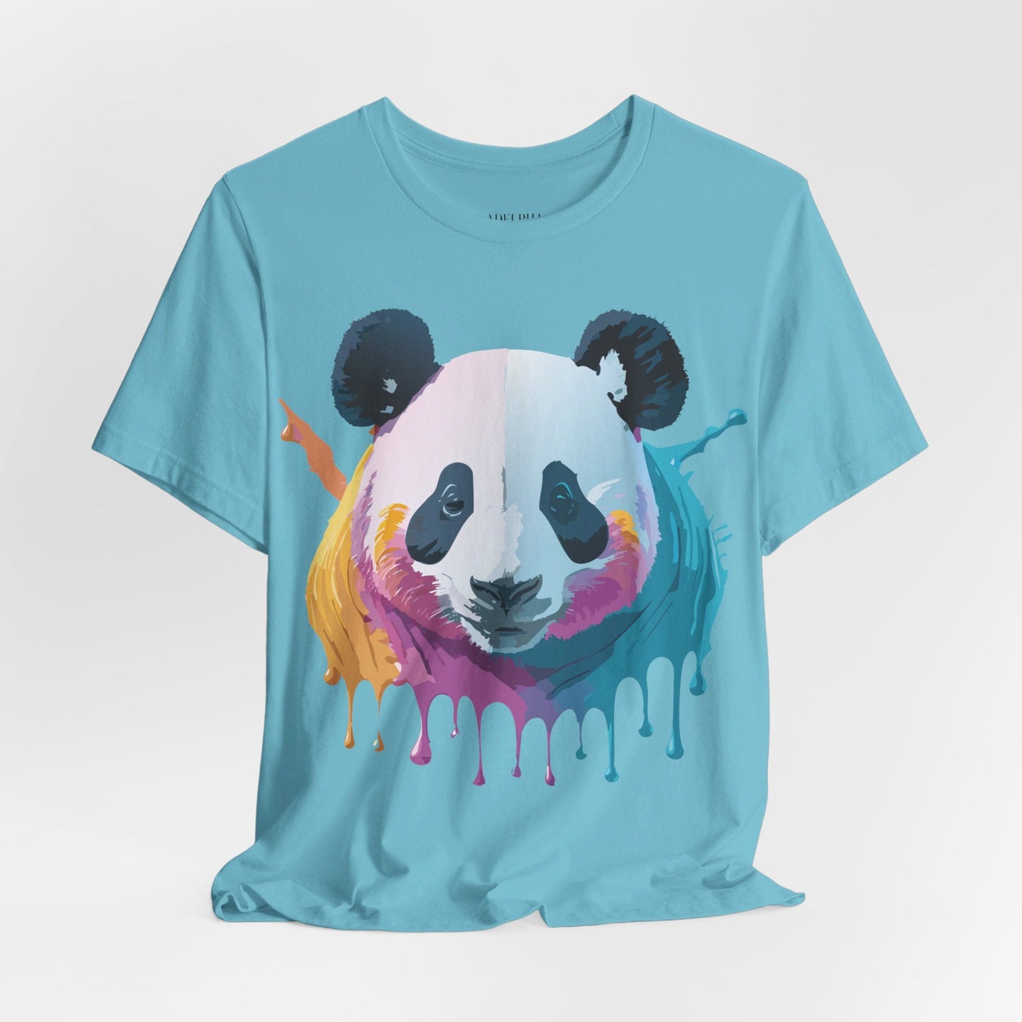 Panda Shirt Unisex Graphic Tee Vintage Inspired Artwork By Adelpha Jersey Short Sleeve