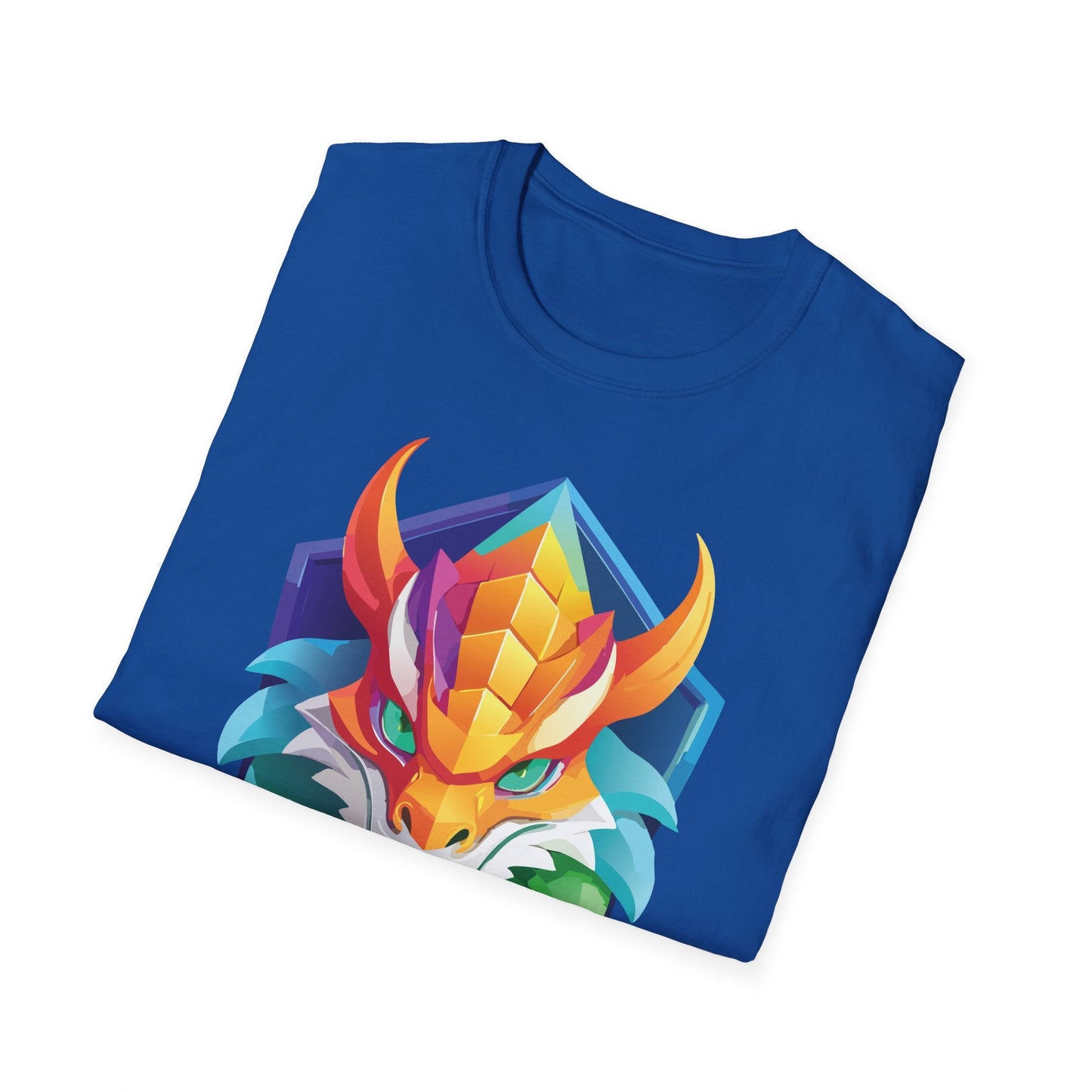 Dragon Graphic Unisex Cotton Softstyle Art Design Tee With Animals 6