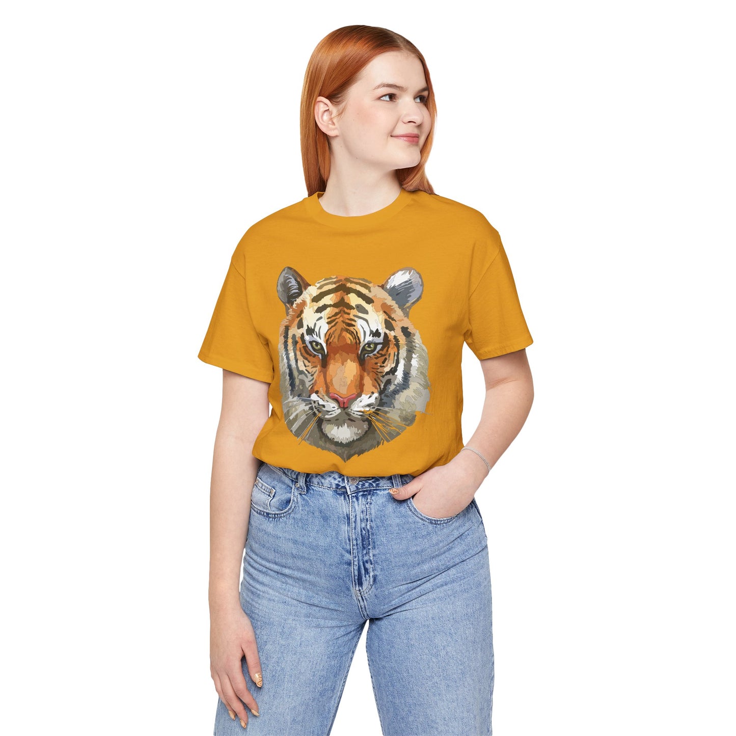 Unisex Tiger Tee, Animal Shirt, Tee Shirt with Tiger, Safari T-Shirt, Animal Tees, Big Cat Shirt, Safari T-Shirt 4