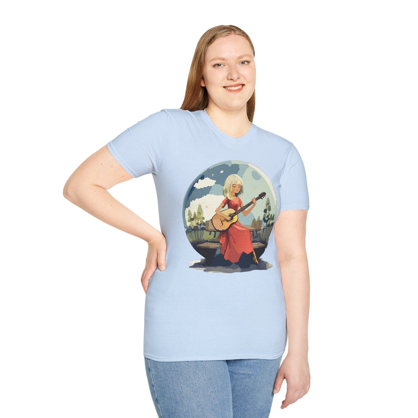 Womens Graphic T Shirts Art Design Shirt Unisex Softstyle Cotton Tee Quality Comfort Everyday Style
