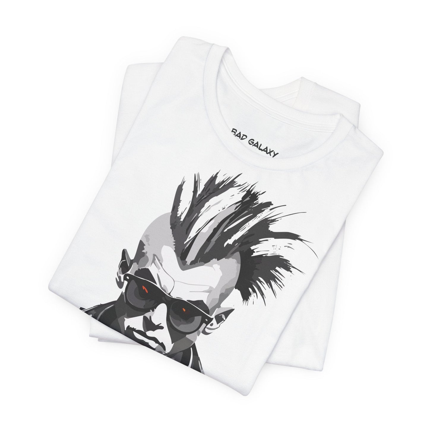 Punk Rock Tee Shirt From Bad Galaxy Made To Order 100 Percent Cotton With Eco Friendly Inks
