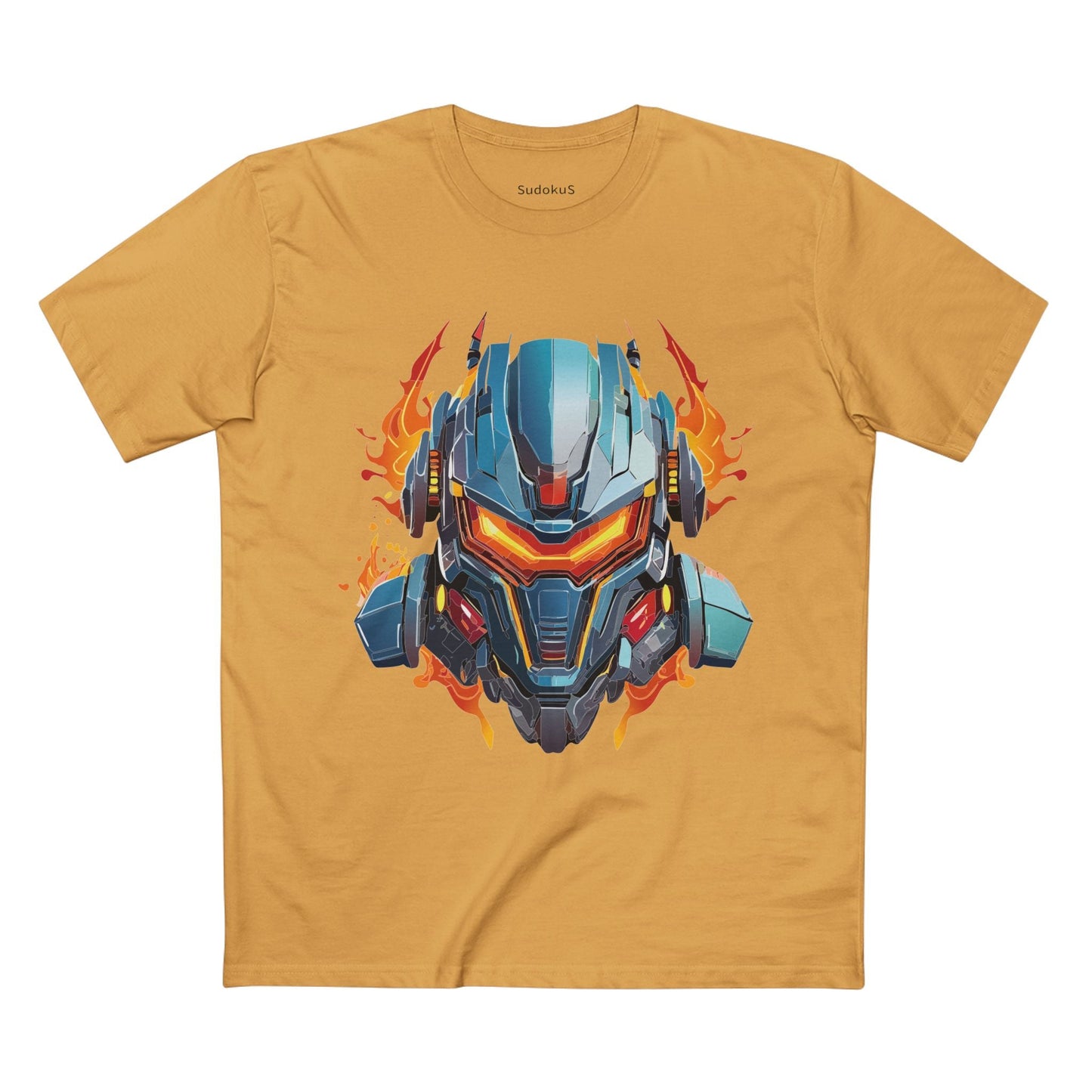 Cyborg Robot Graphic Unisex 100 Cotton Staple Tee 18