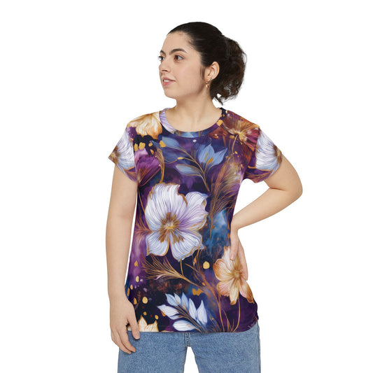 Camisa Poly-Span con estampados florales