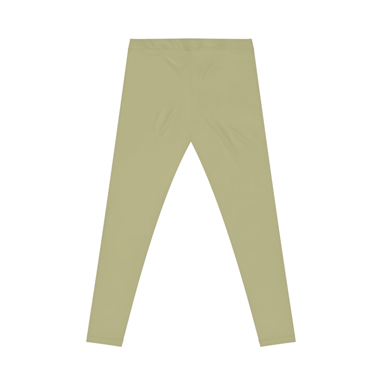 Dry Sage Color Women's Poly-Span Casual Leggings XS-2XL