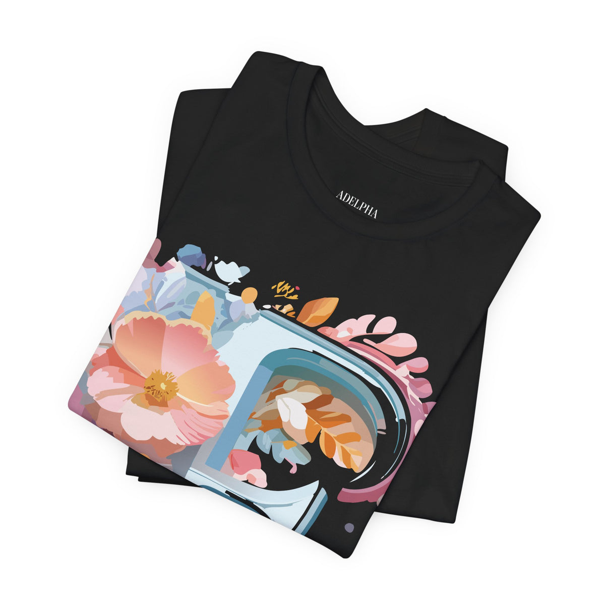 Letter F Graphic Unisex Cotton Bella+Canvas Tee with Art Letter Design