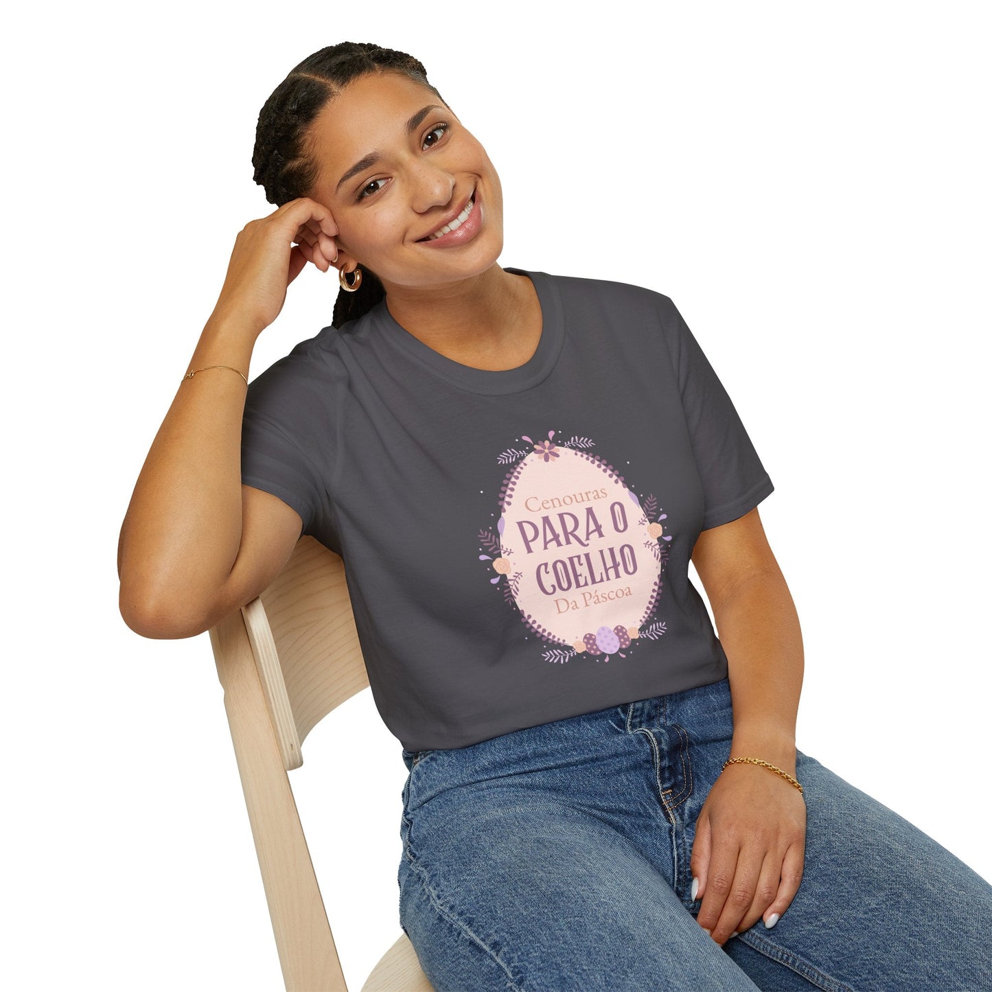 Easter Egg T Shirt Unisex Softstyle Short Sleeve Tee With Easter Signature Prints And Design