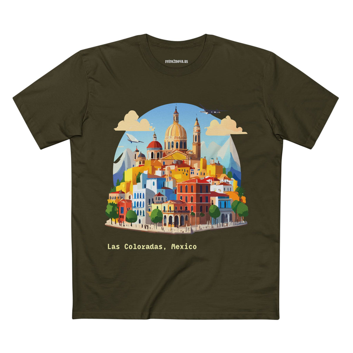 Las Coloradas Mexico Cityscape tee | Travel souvenir tee