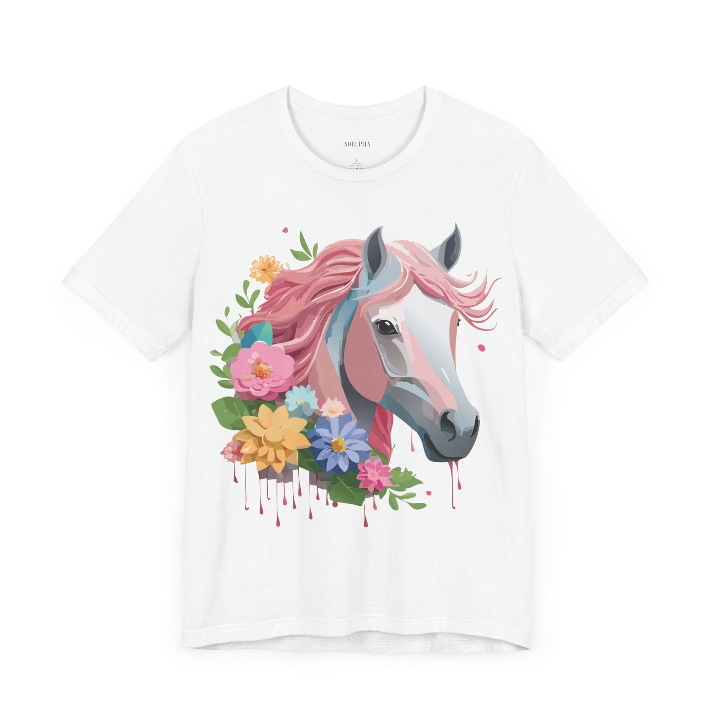 Horse Graphic Unisex 100 Cotton Vintage Animal Art T-Shirt 1