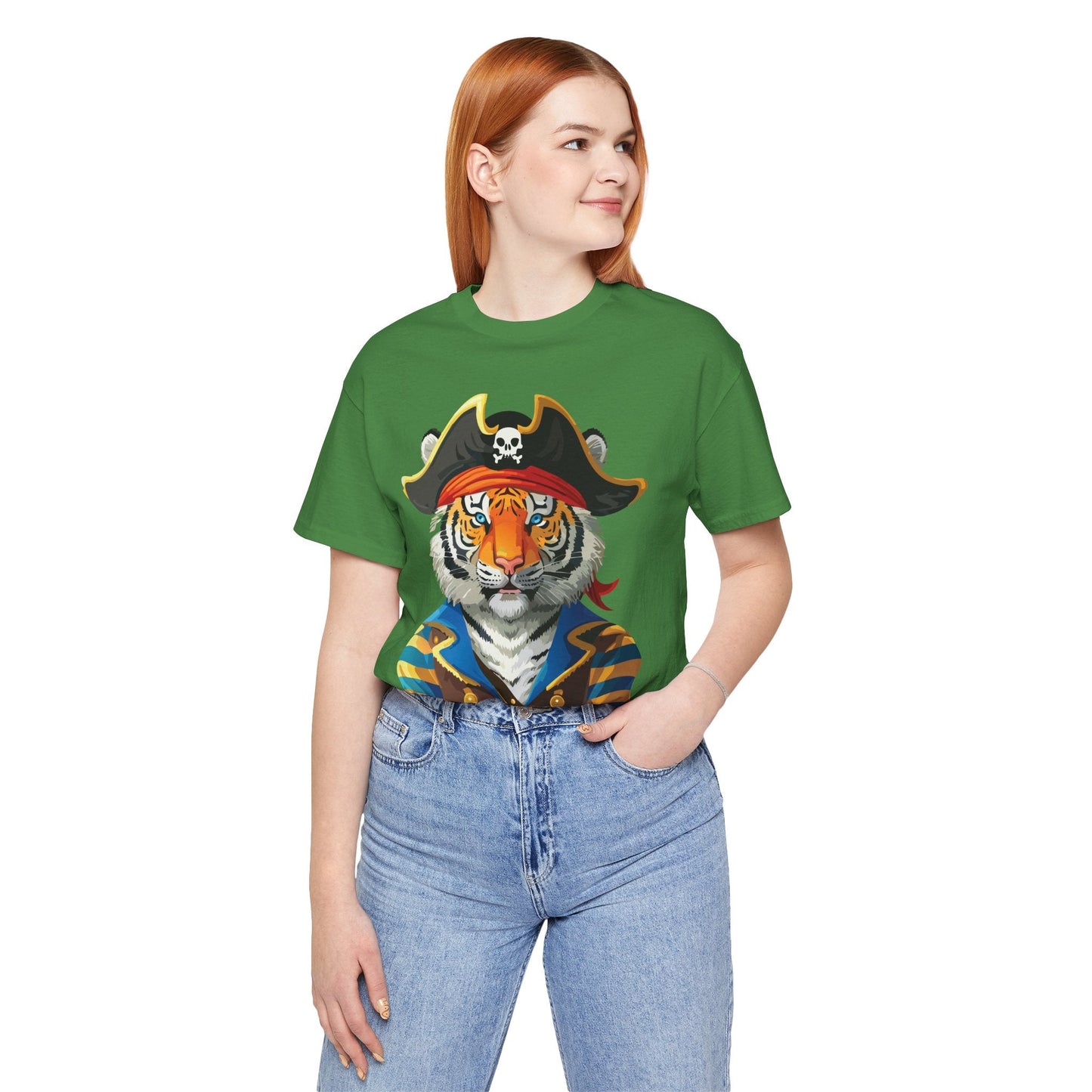 Unisex Animal Tee Shirt Art Design With Wild Animals Gildan Softstyle Cotton T Shirt