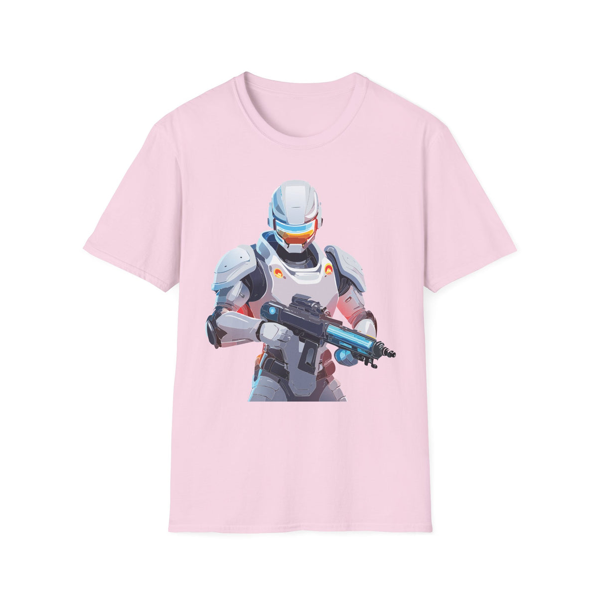 Cartoon Warrior Graphic Tee Gildan Unisex 100 Cotton Tee Shirt c48