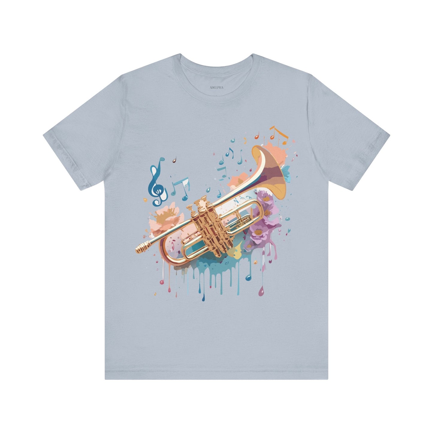 Music Graphic T Shirt Unisex Vintage Inspired Art Tee Adelpha Short Sleeve Design
