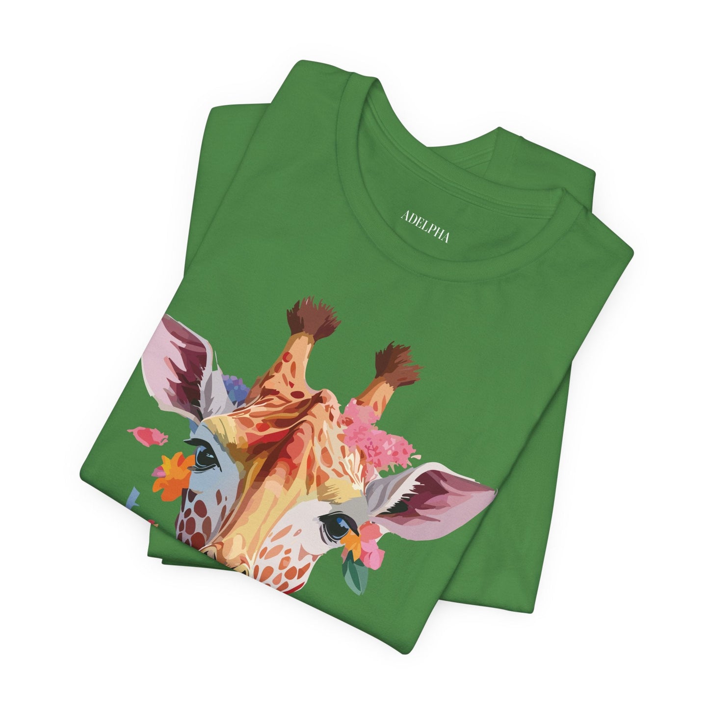 Giraffe Graphic Unisex 100 Cotton Vintage Animal Art T-Shirt 2