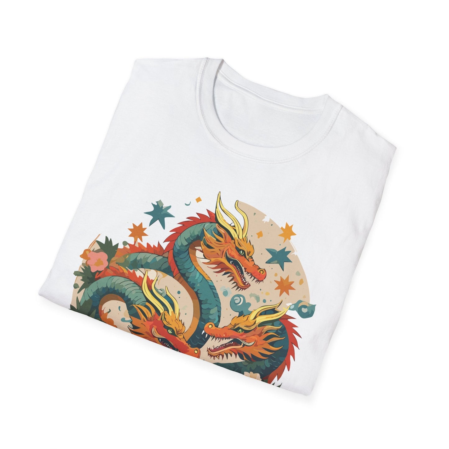 Dragon Graphic Unisex 100 Cotton Tee with Animal Artwork Design 10