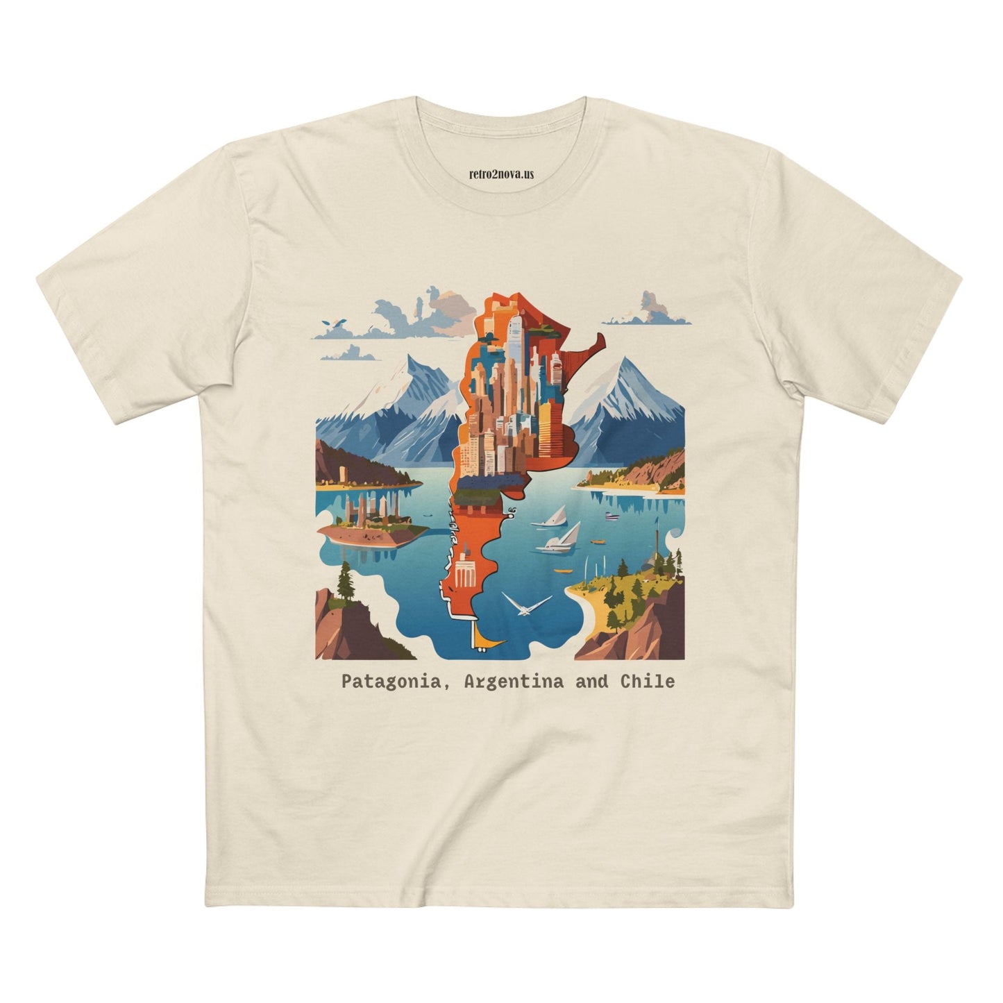 Travel Shirt For Tourists Unisex Premium Cotton Tee With Original Art Design By Retro2Nova
