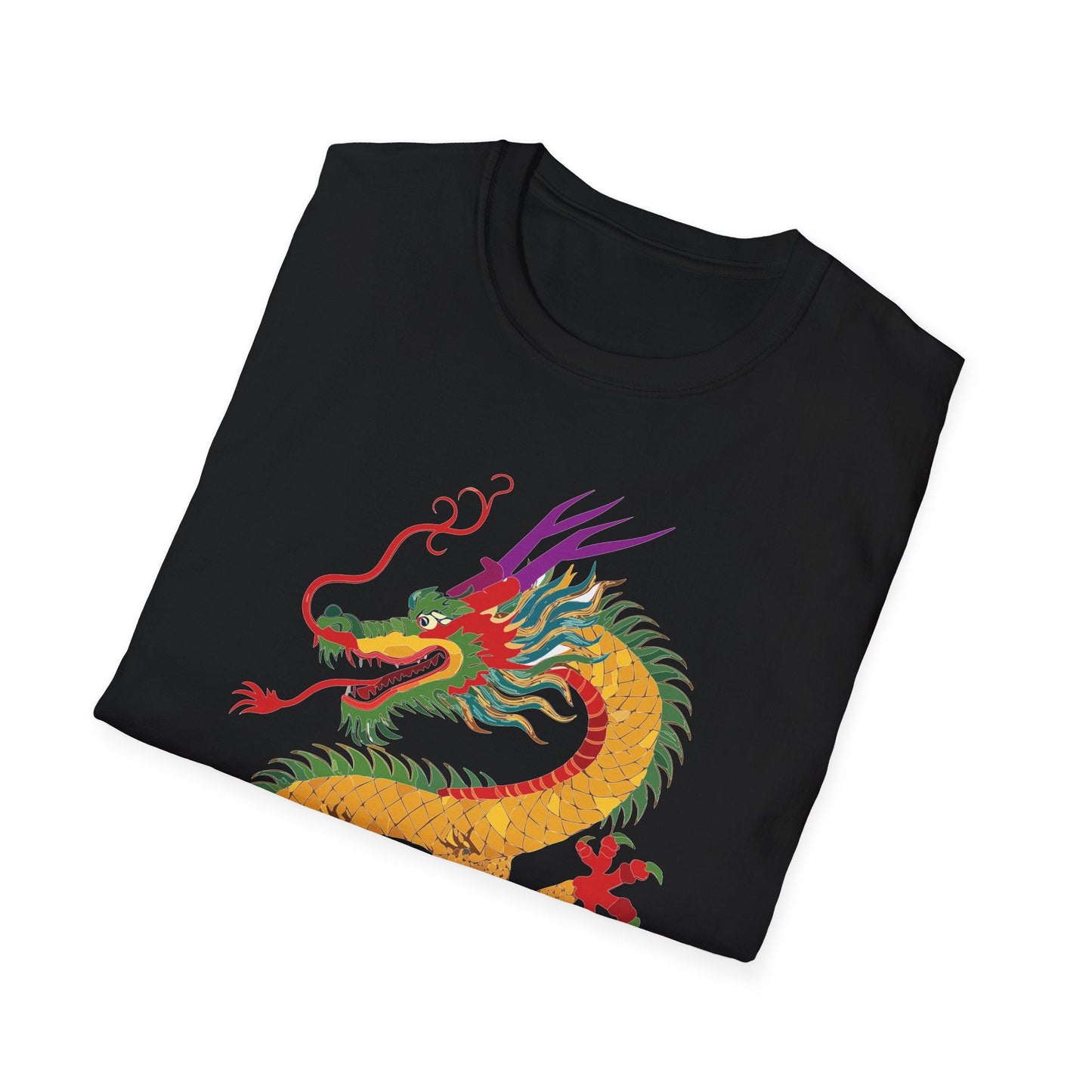 Dragon T Shirt Unisex Dragon Shirt Animal Design Softstyle Ring Spun Cotton Tee Comfort